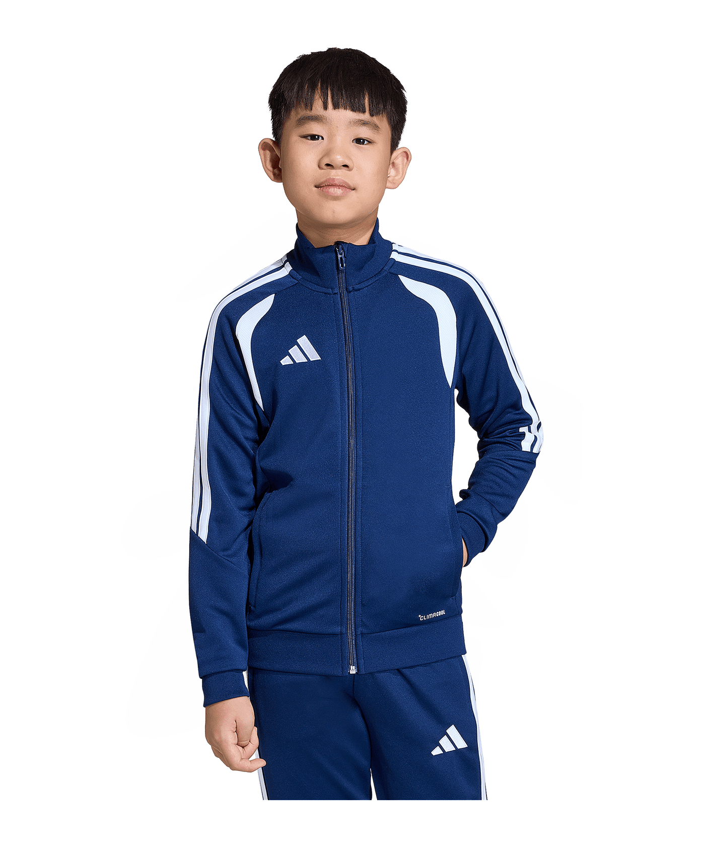 adidas Tiro 26 League Trainingsjacke Kids Dunkelblau - blau