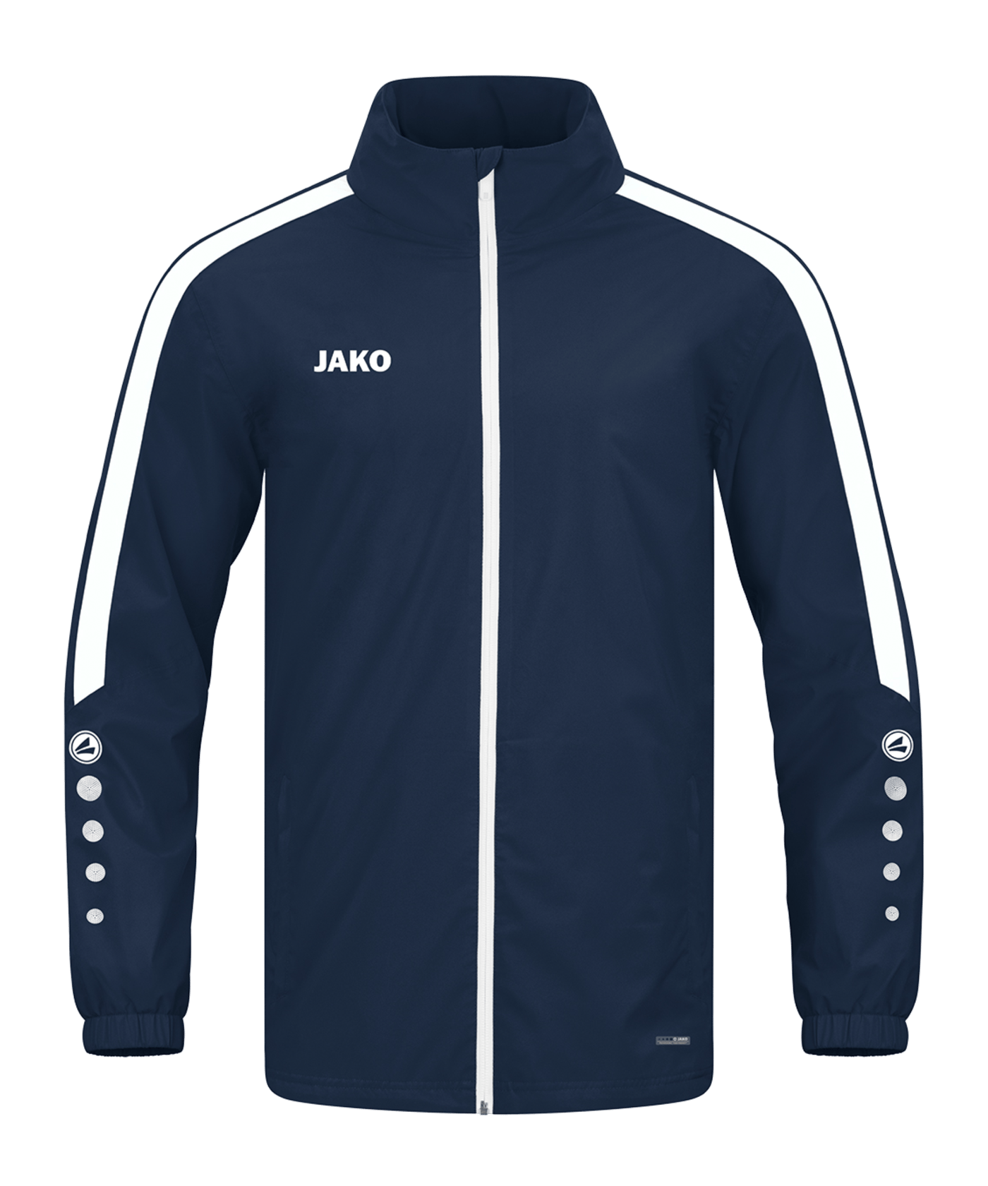 JAKO Power Allwetterjacke Blau Weiss F900 - blau