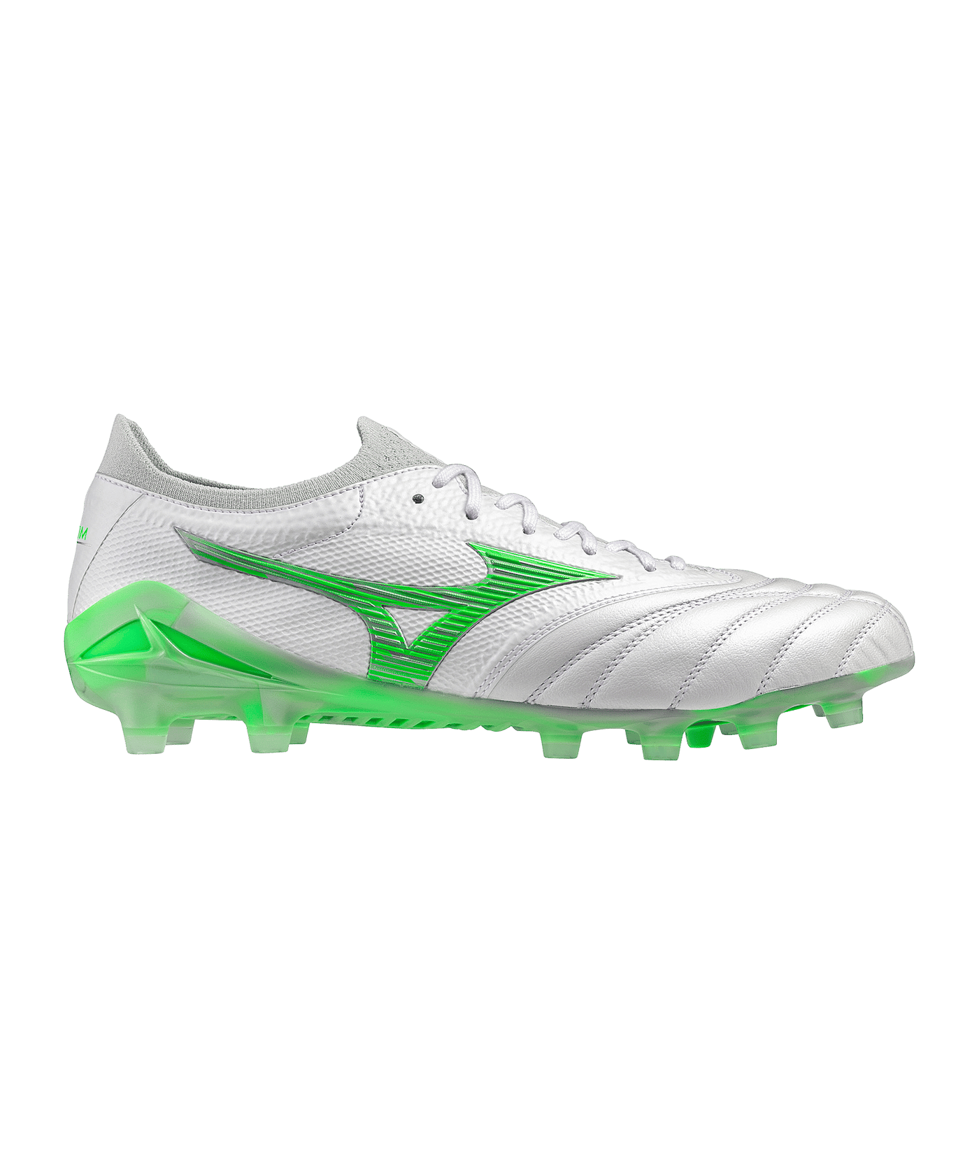 Mizuno Morelia Neo Beta Made in Japan FG Frontier Weiss Grün F37 - weiss