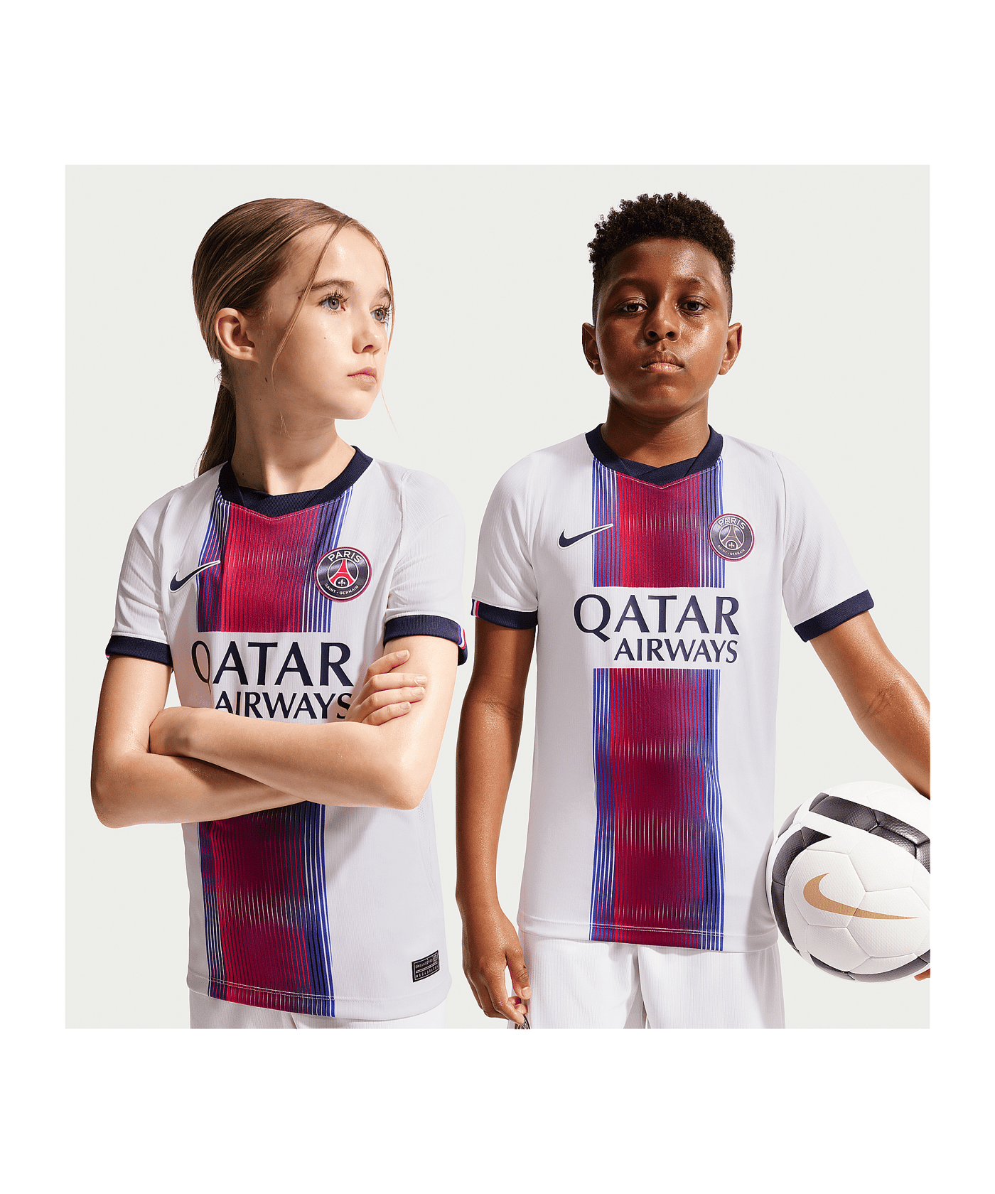 Nike Paris Saint-Germain Trikot Away 2026/2027 Kids Weiß F101 - weiss