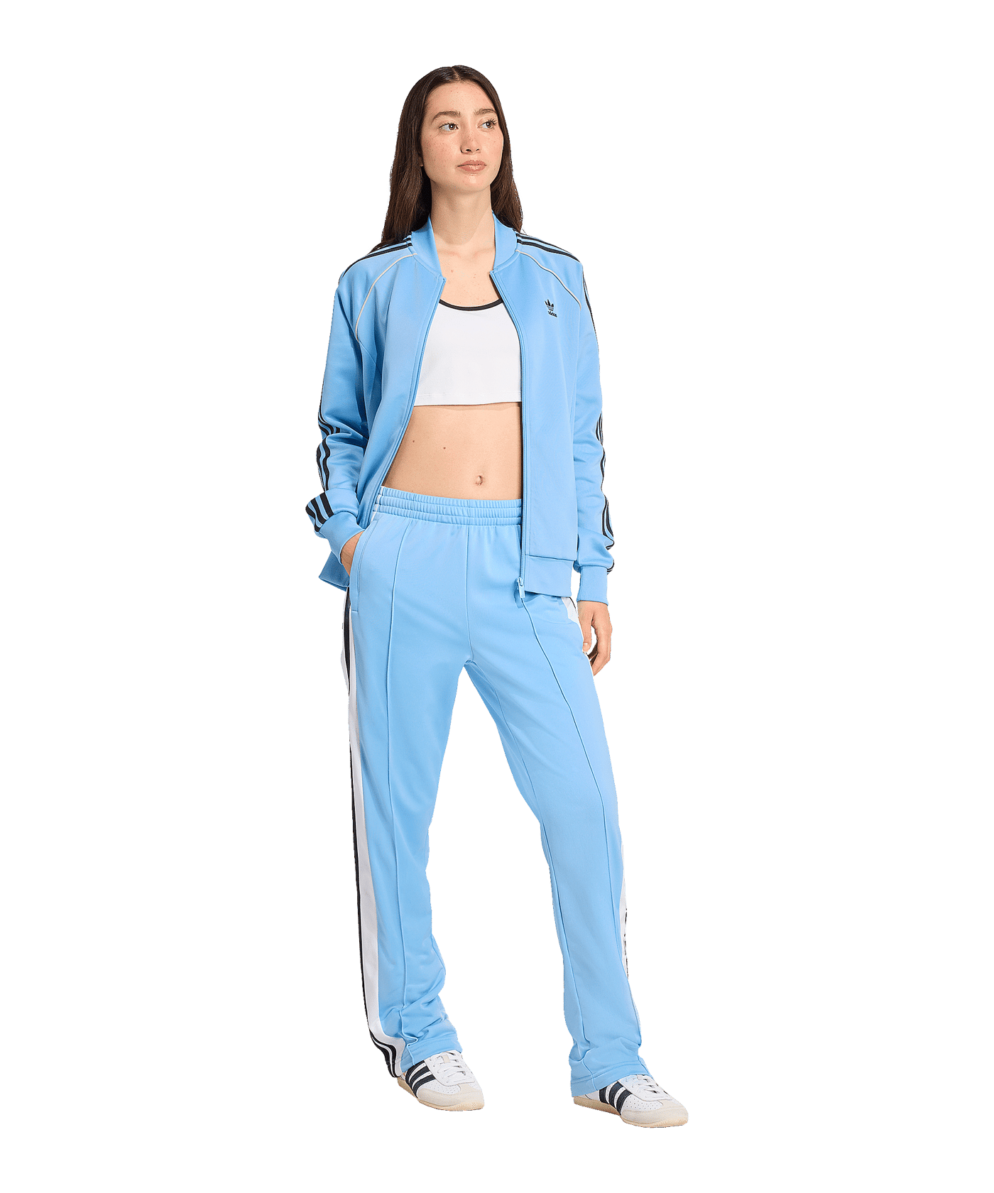 adidas Originals Adibreak Track Hose Damen Blau - blau