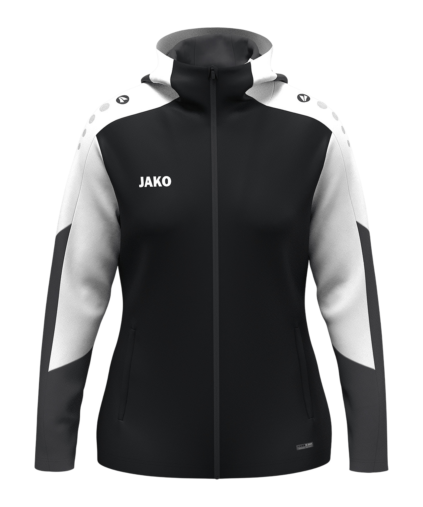 JAKO Dynamic Kapuzenjacke Damen Schwarz F826 - schwarz