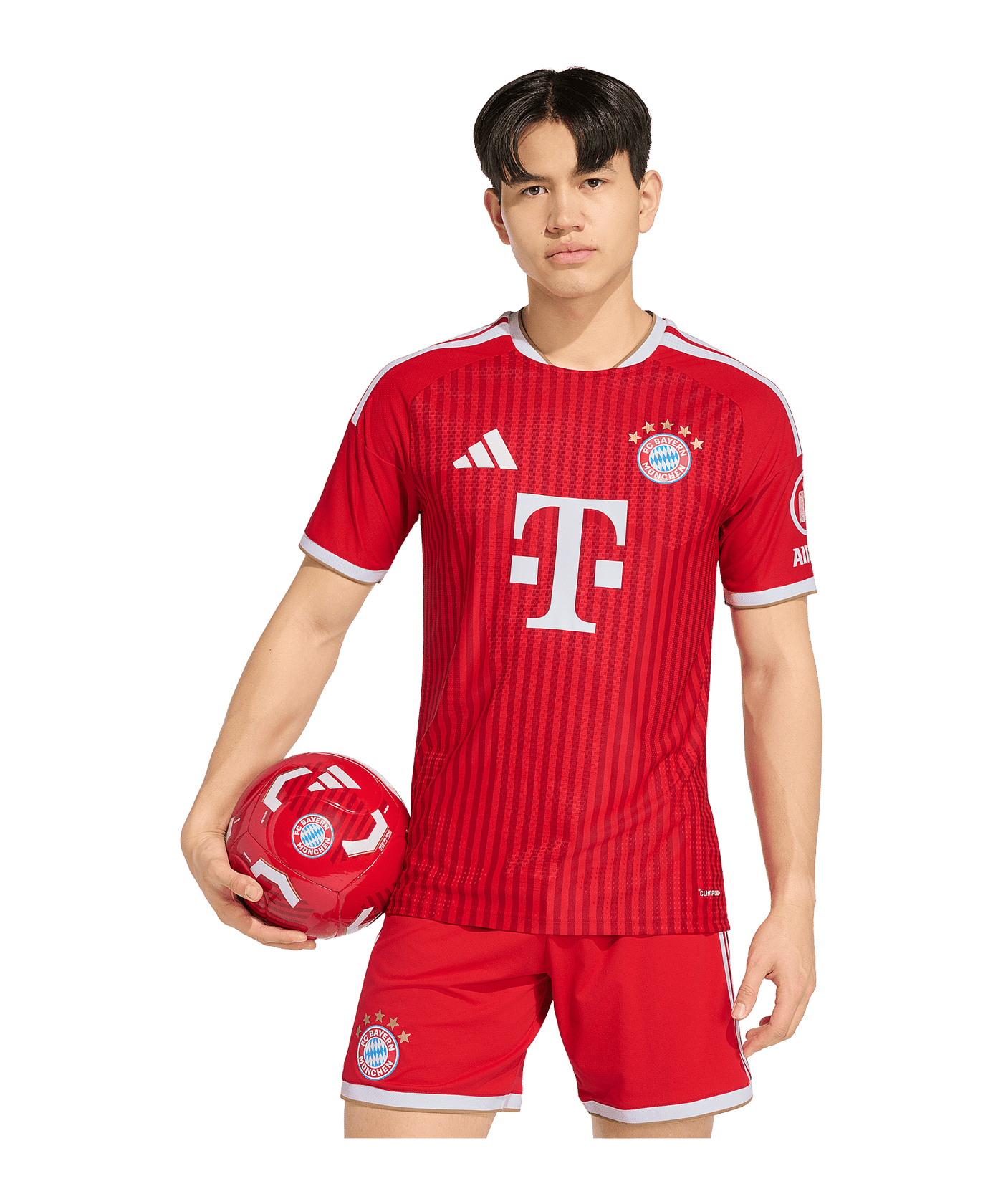adidas FC Bayern München Authentic Trikot Home 2026/2027 Rot - rot