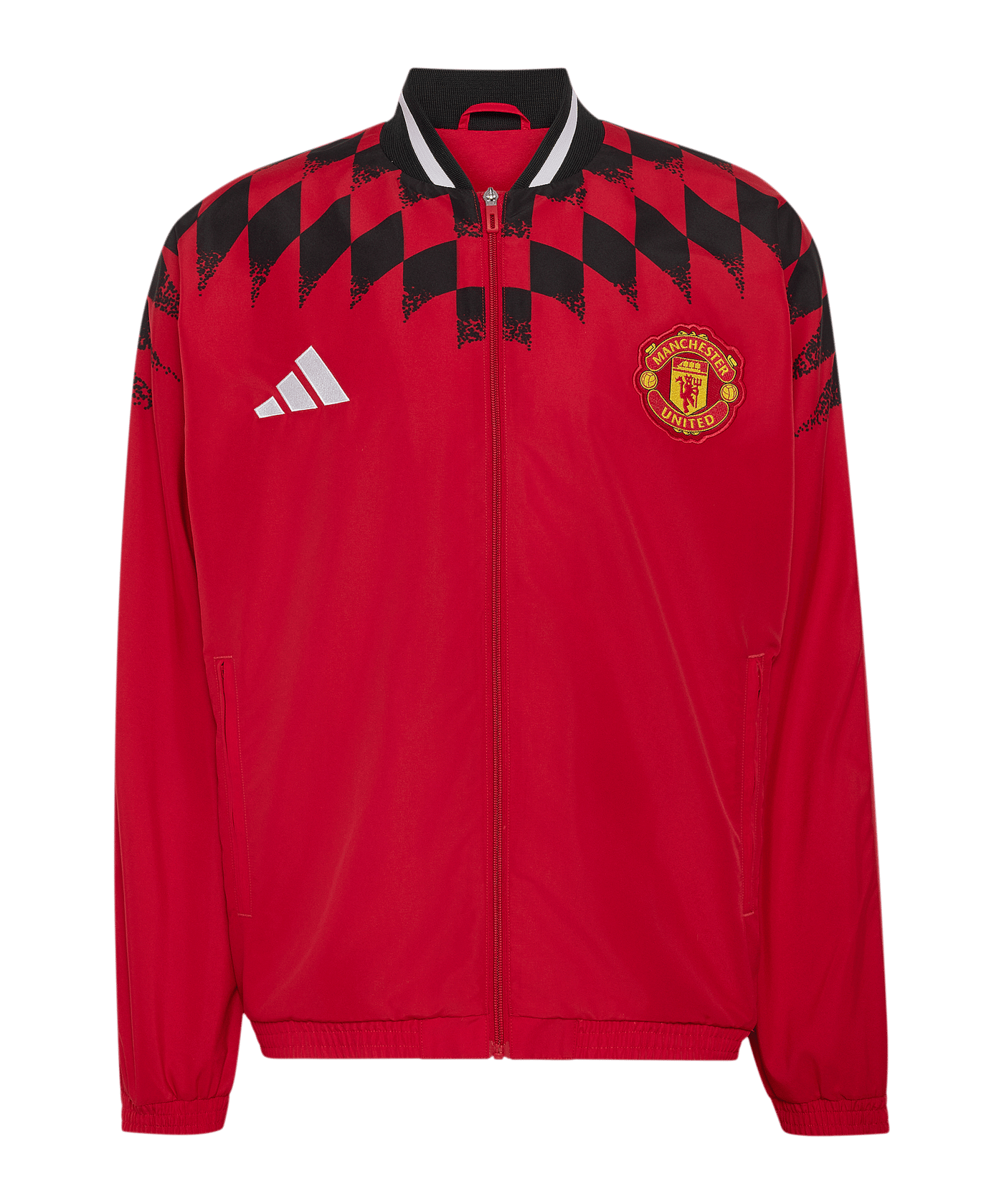 adidas Manchester United Stadium Jacke Rot - rot