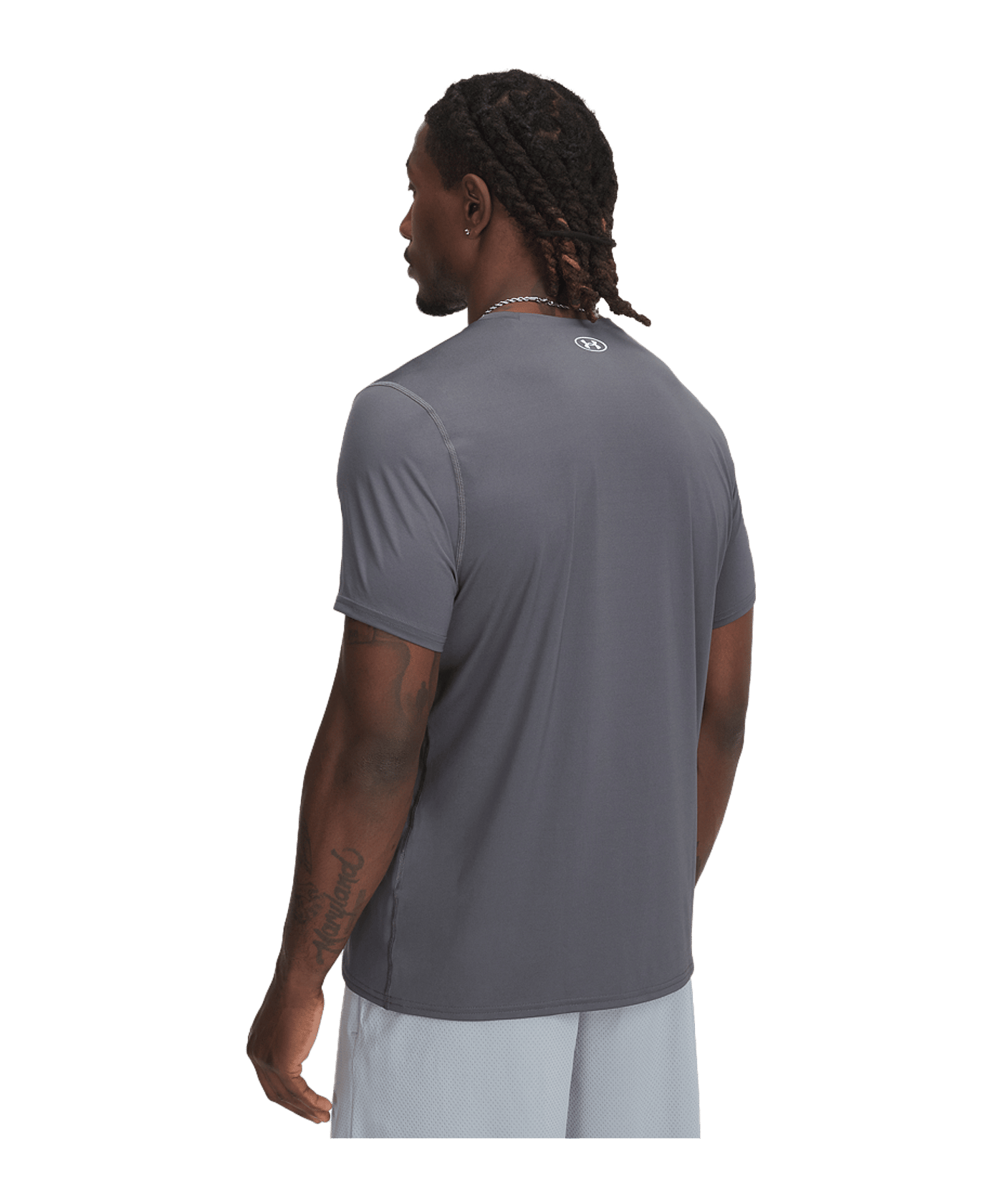 Under Armour Heatgear Fitted T-Shirt Grau F025 - grau