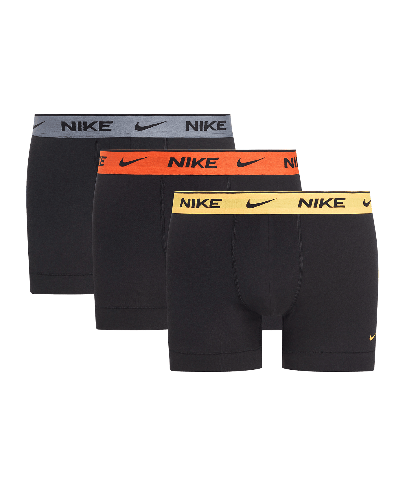 Nike Cotton Trunk Boxershort 3er Pack Schwarz FMSK - schwarz