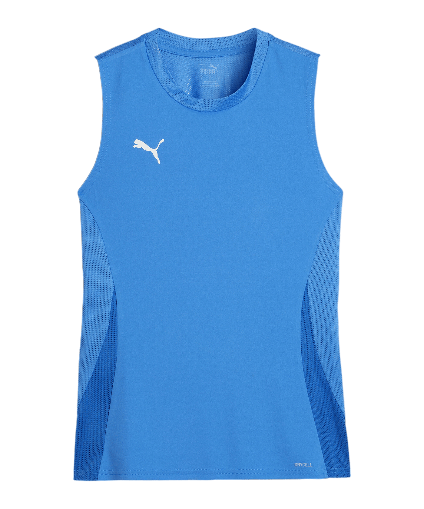 PUMA teamGOAL Tanktop Damen Blau Weiss F02 - blau