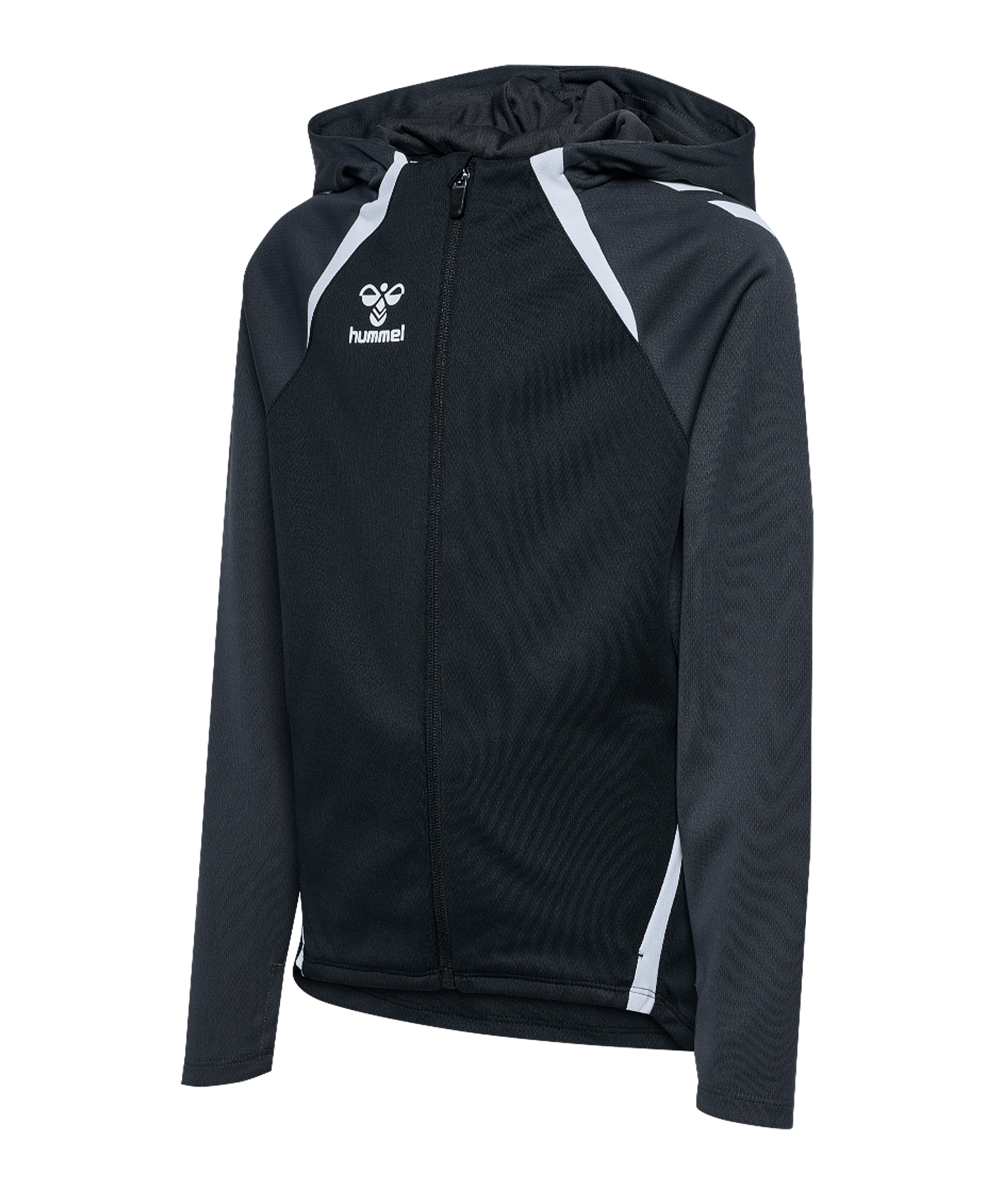 Hummel Lead 2.0 Kapuzenjacke Kids Schwarz F1006 - schwarz