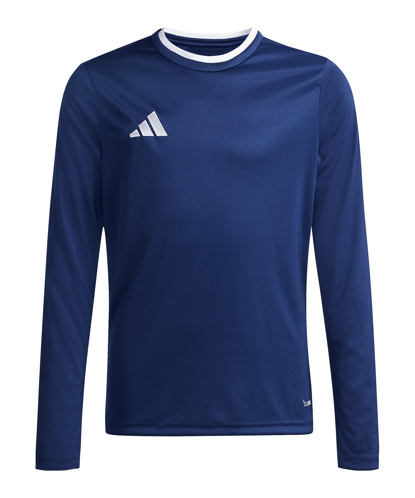 adidas Entrada 26 Trikot Langarm Kids Dunkelblau - weiss