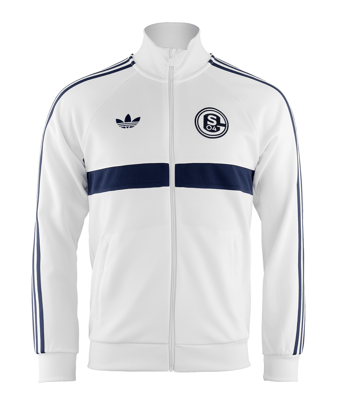 adidas Originals FC Schalke 04 Jacke Weiß - weiss