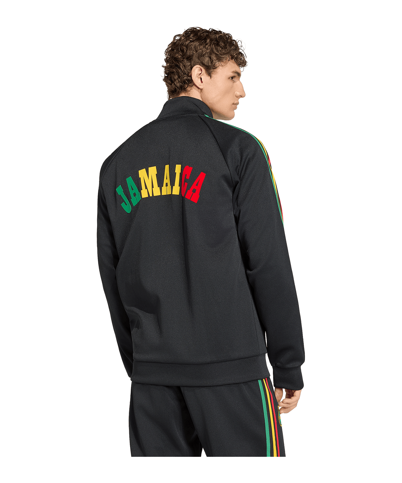adidas JFF Jamaika Originals Sweatshirt Schwarz - schwarz
