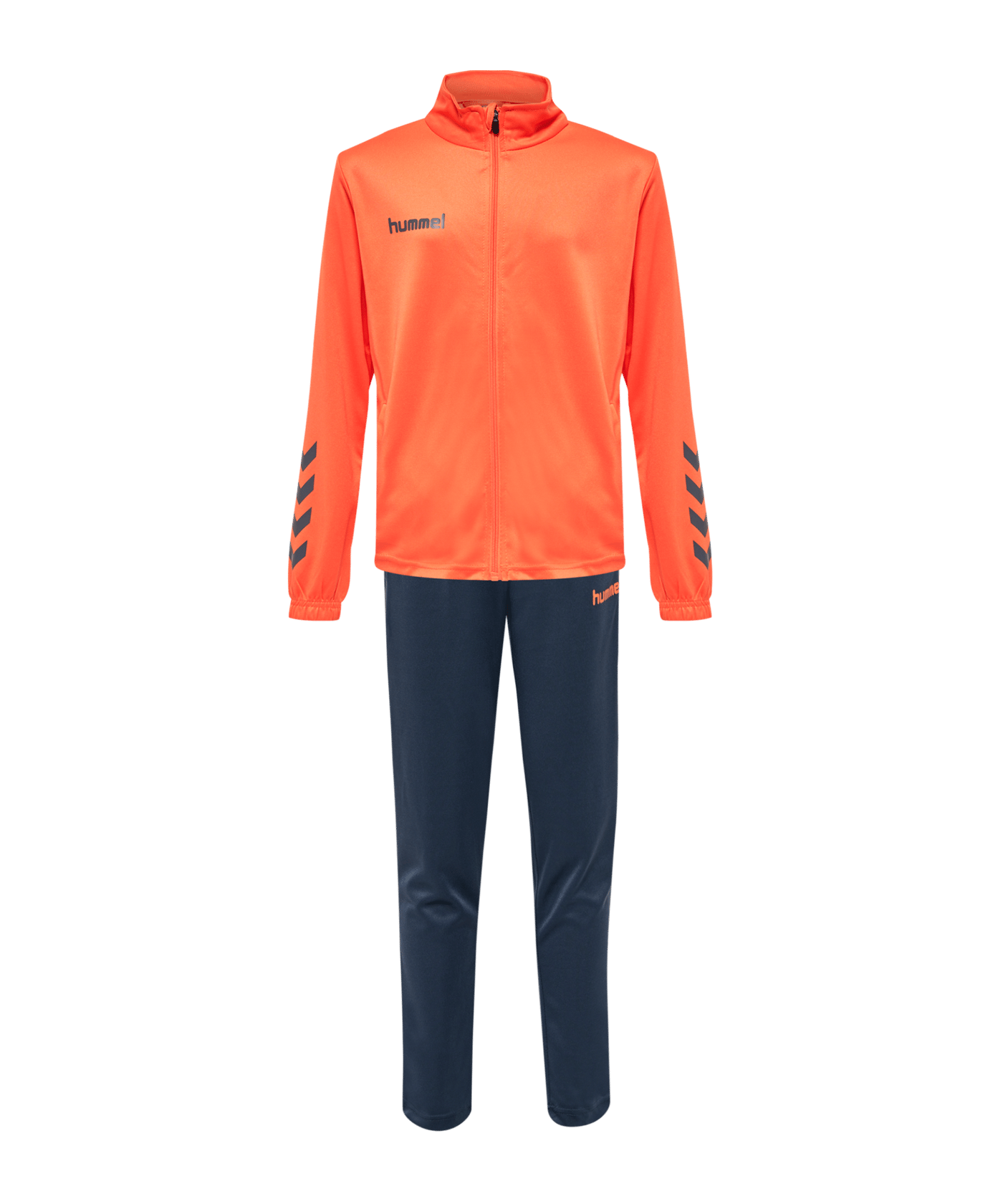 Hummel hmlPROMO Poly Trainingsanzug Kids F3408 - gruen
