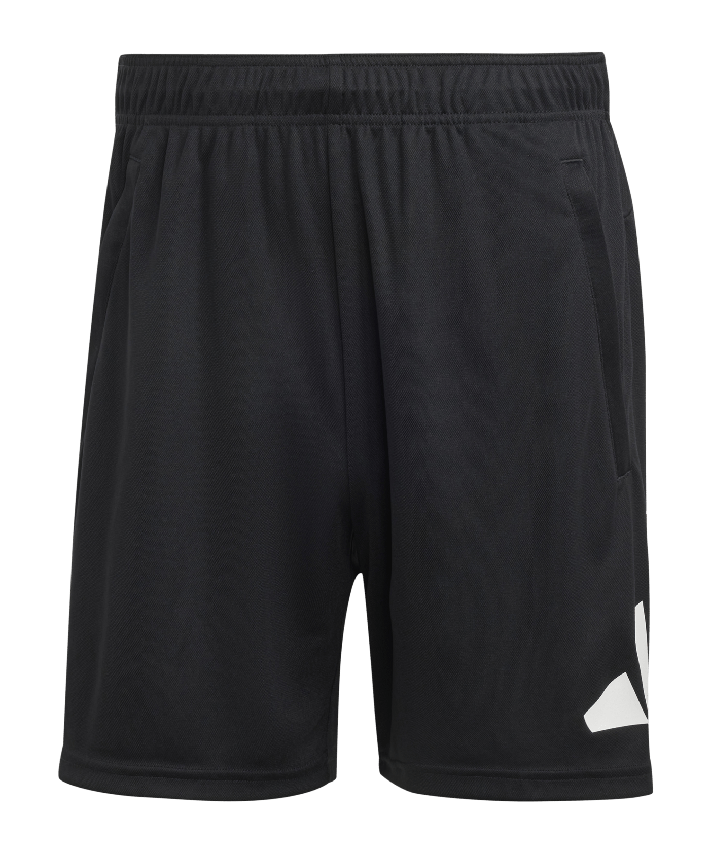 adidas Logo Trainingsshort Schwarz Weiss - schwarz
