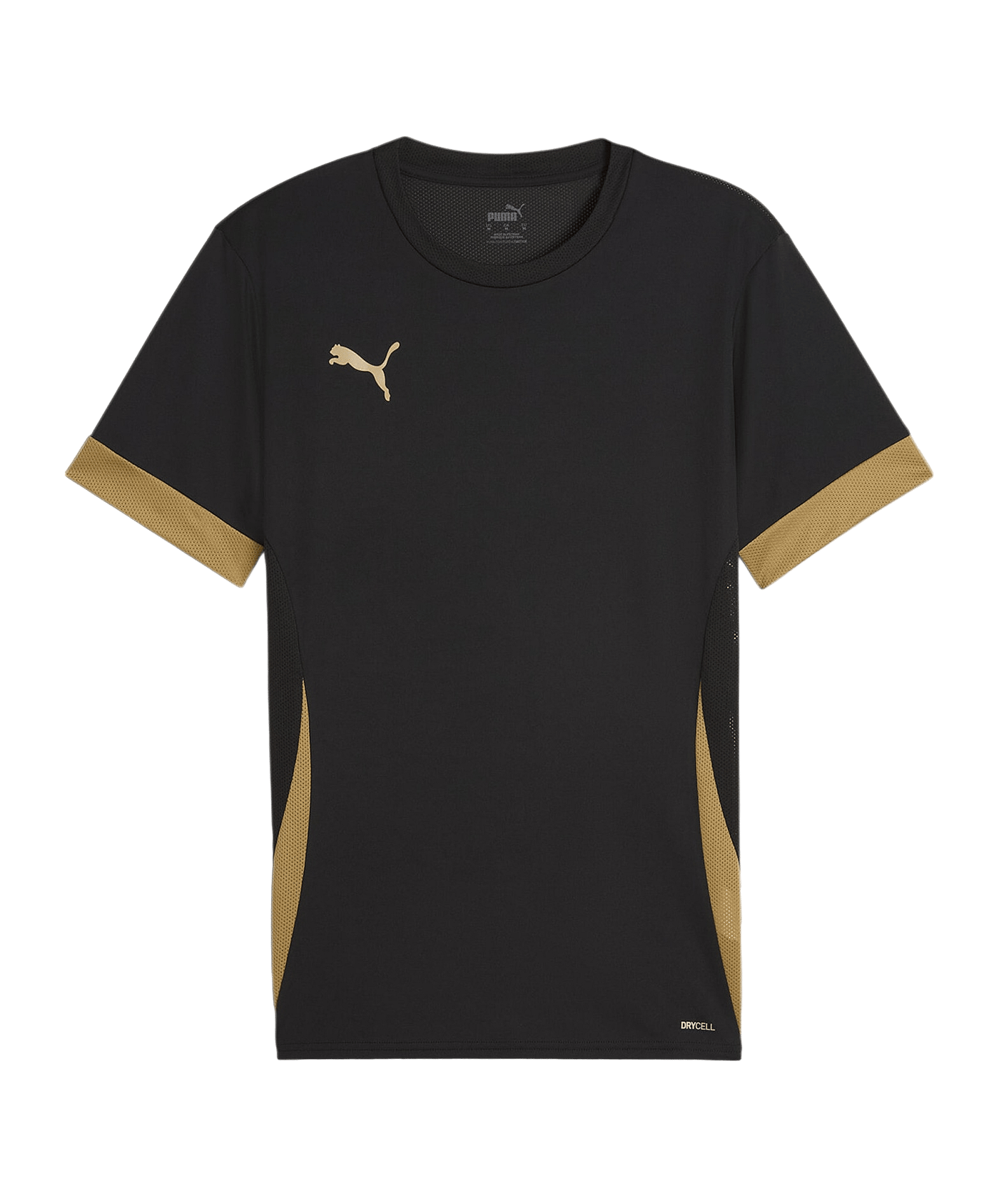 PUMA teamGOAL Matchday Trikot Kids Schwarz Gold F28 - schwarz