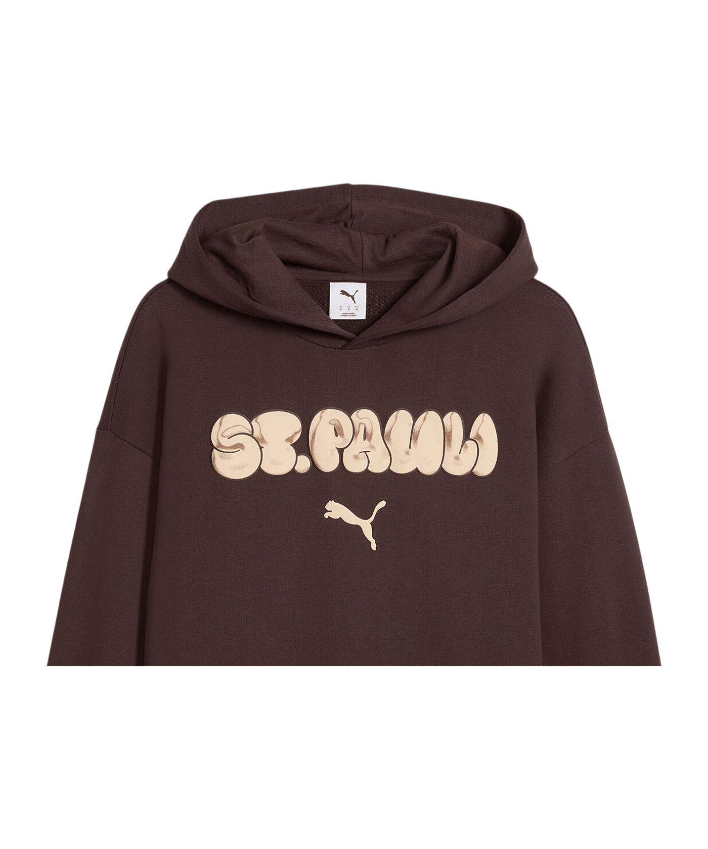 PUMA FC St. Pauli Graphic Hoody Braun F01 - braun