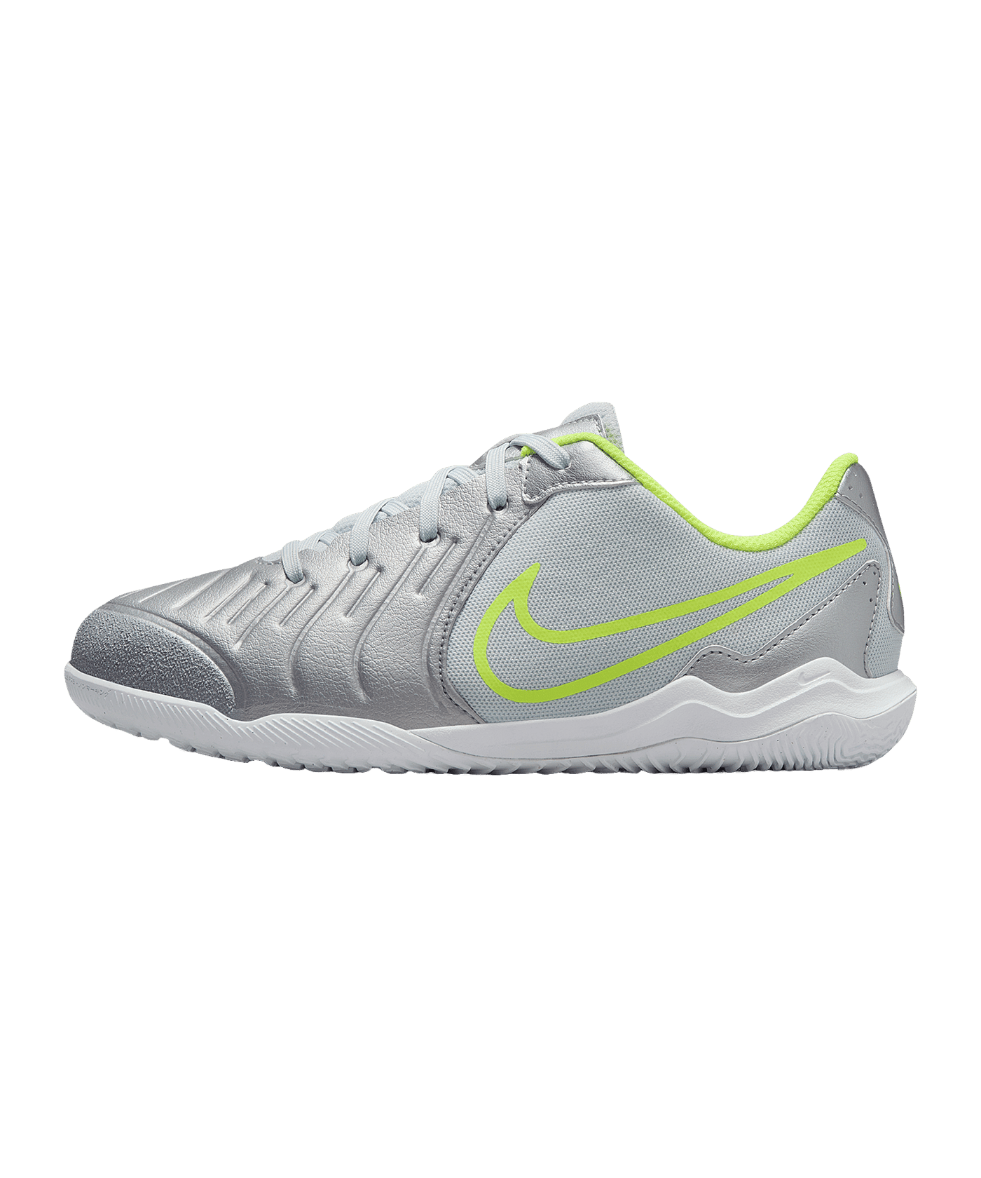 Nike Jr Tiempo Legend X Academy IN Mad Voltage Kids Silber Schwarz F001 - silber