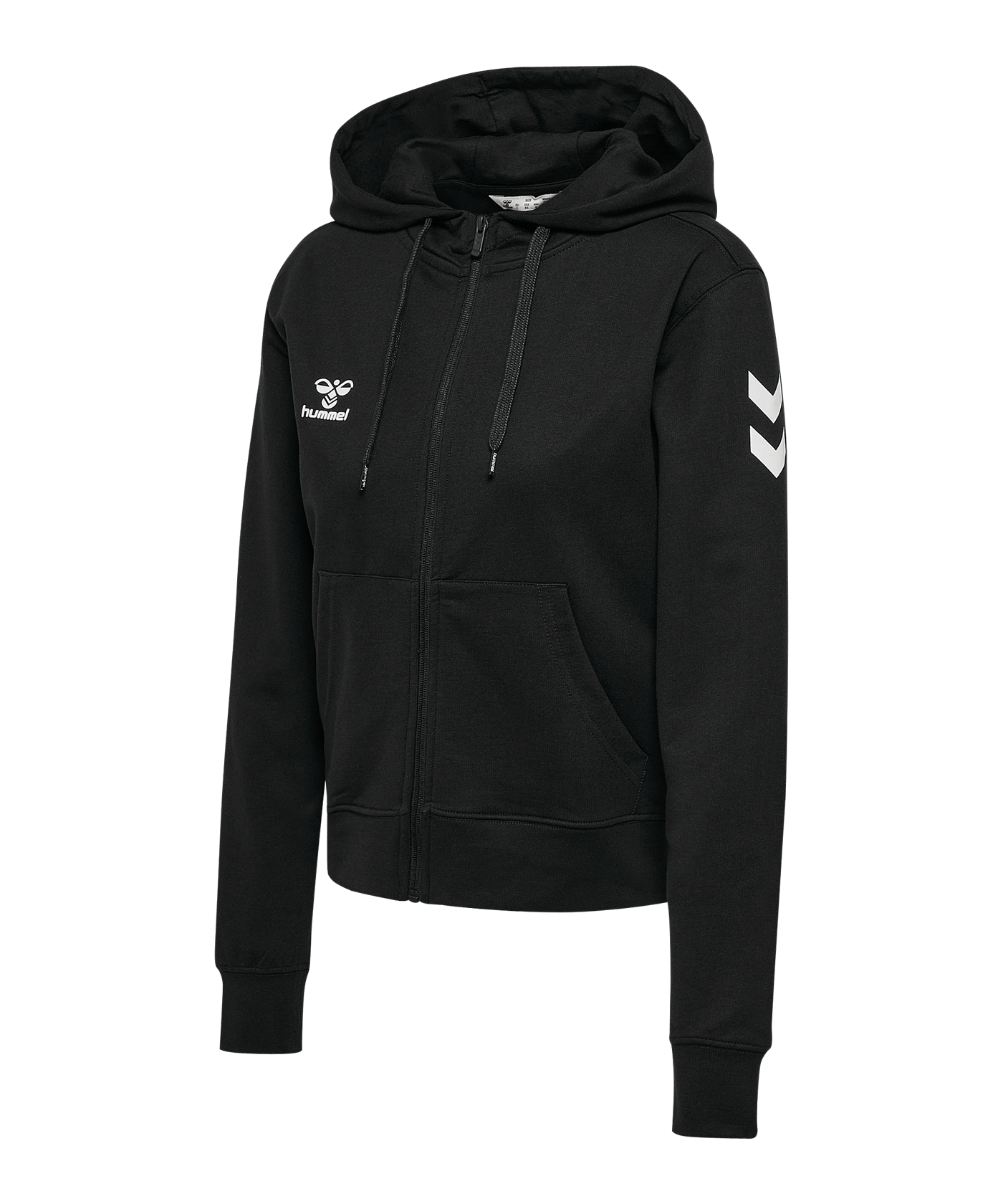 Hummel Go 2.0 Chevron Kapuzenjacke Damen Schwarz F2001 - schwarz