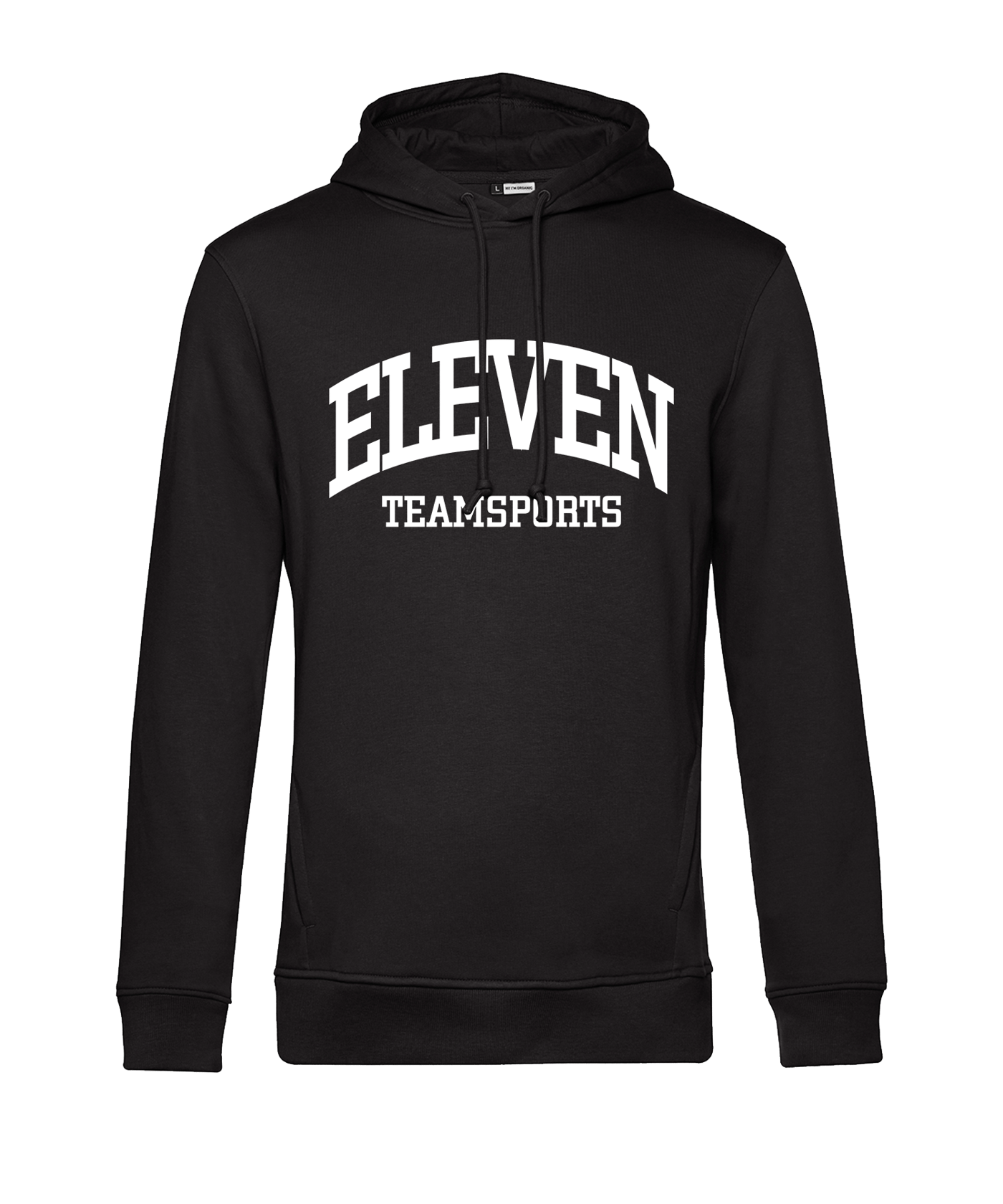 11teamsports ELEVEN Hoody Schwarz Weiss - schwarz