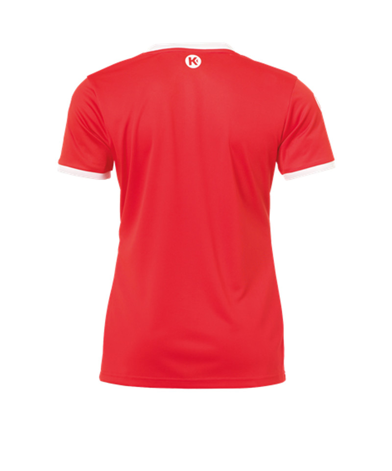 Kempa Curve Trikot T-Shirt Damen Rot Weiss F02 - rot
