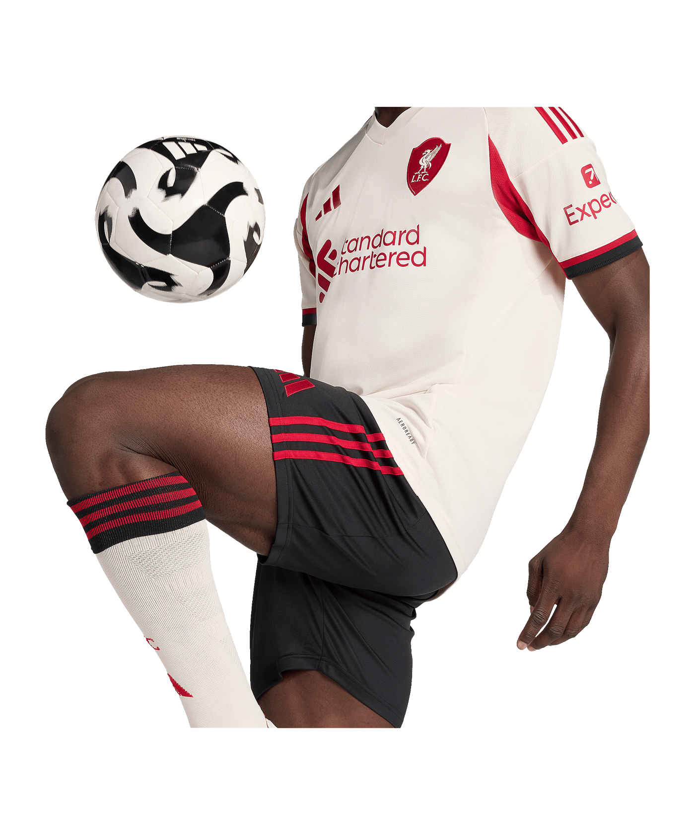 adidas FC Liverpool Short Away 2025/2026 Schwarz - schwarz