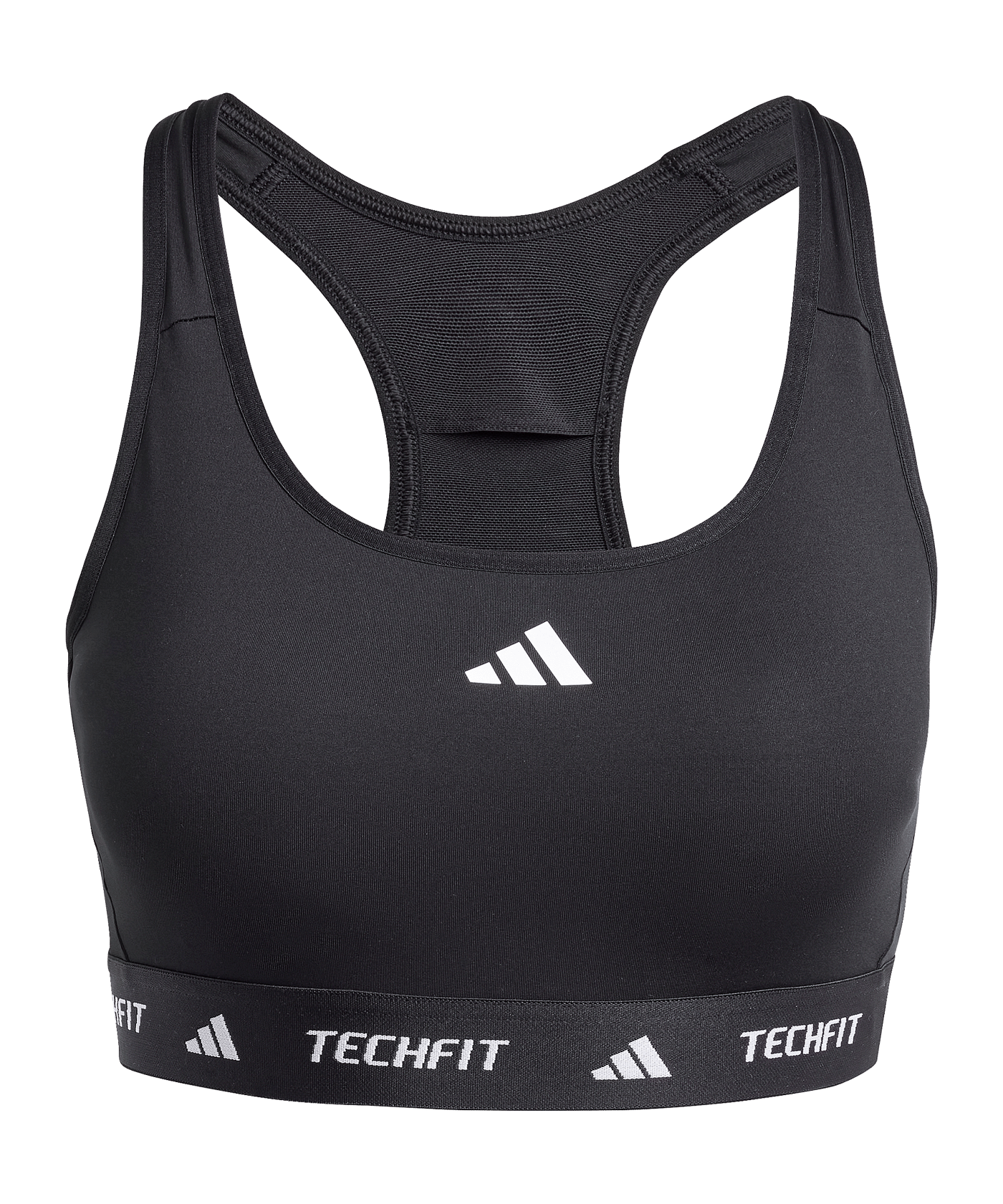 adidas Sport-BH Damen Schwarz - schwarz