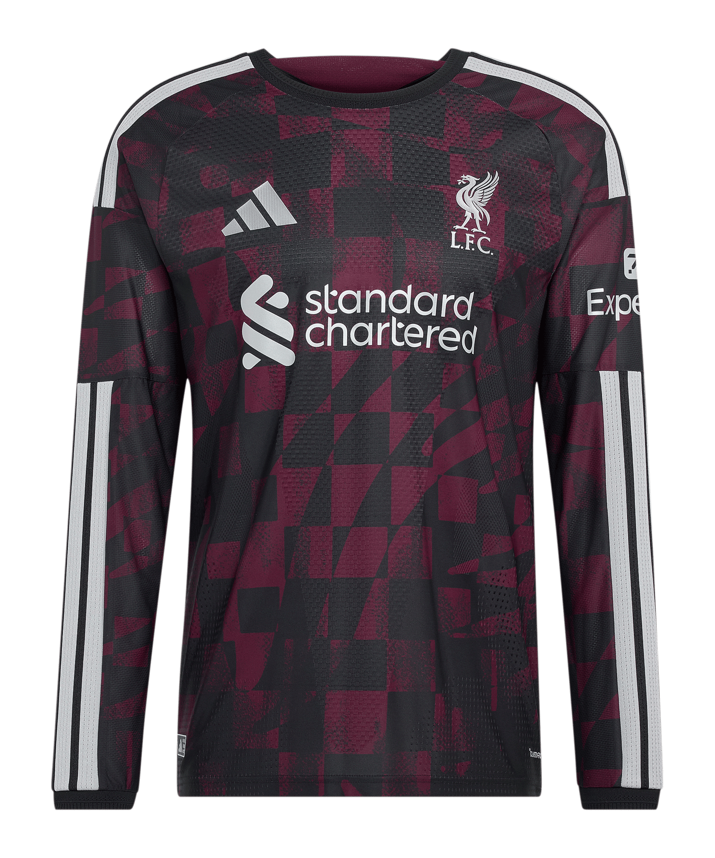 adidas FC Liverpool Authentic Trikot Langarm 3rd 2026/2027 Schwarz - schwarz