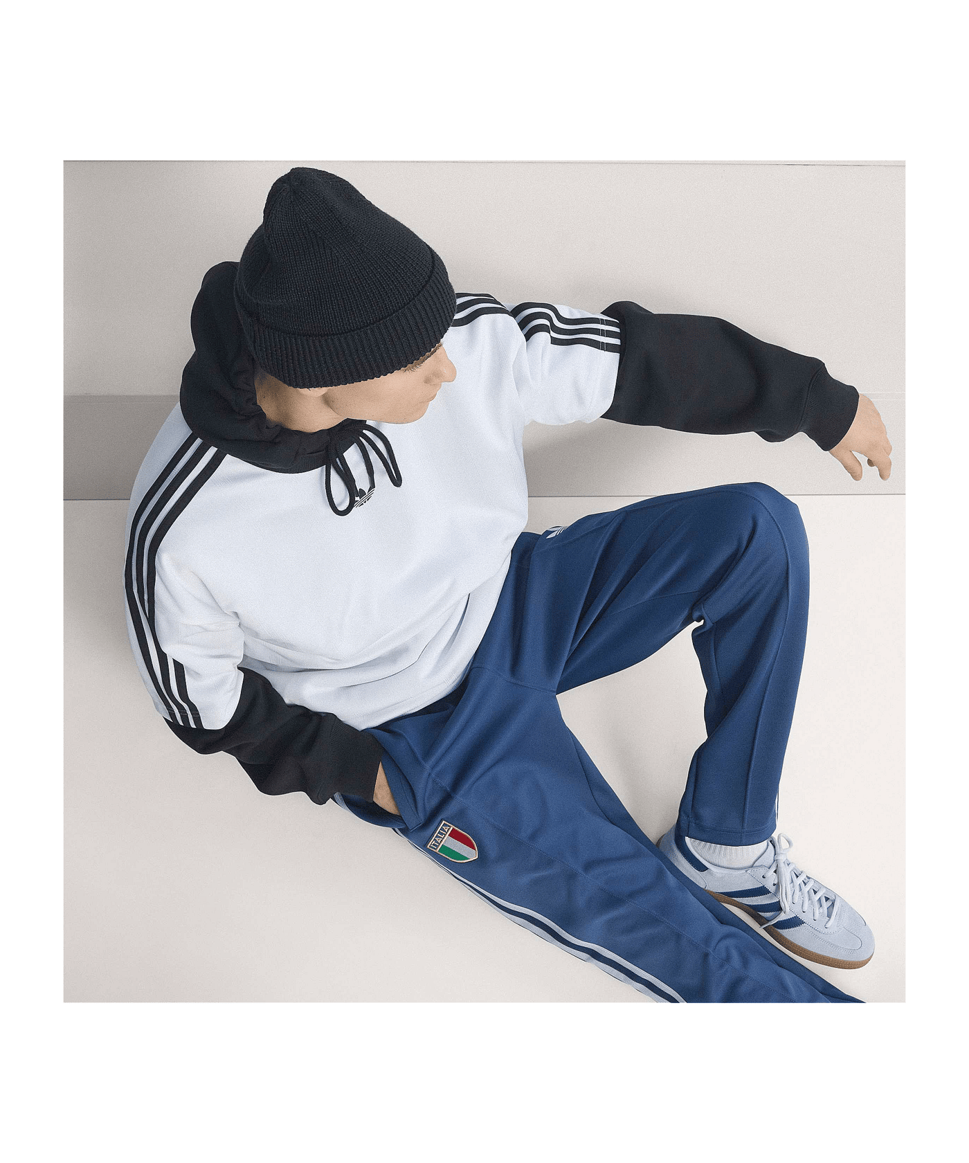 adidas FIGC Italien Originals Track Hose Blau - blau