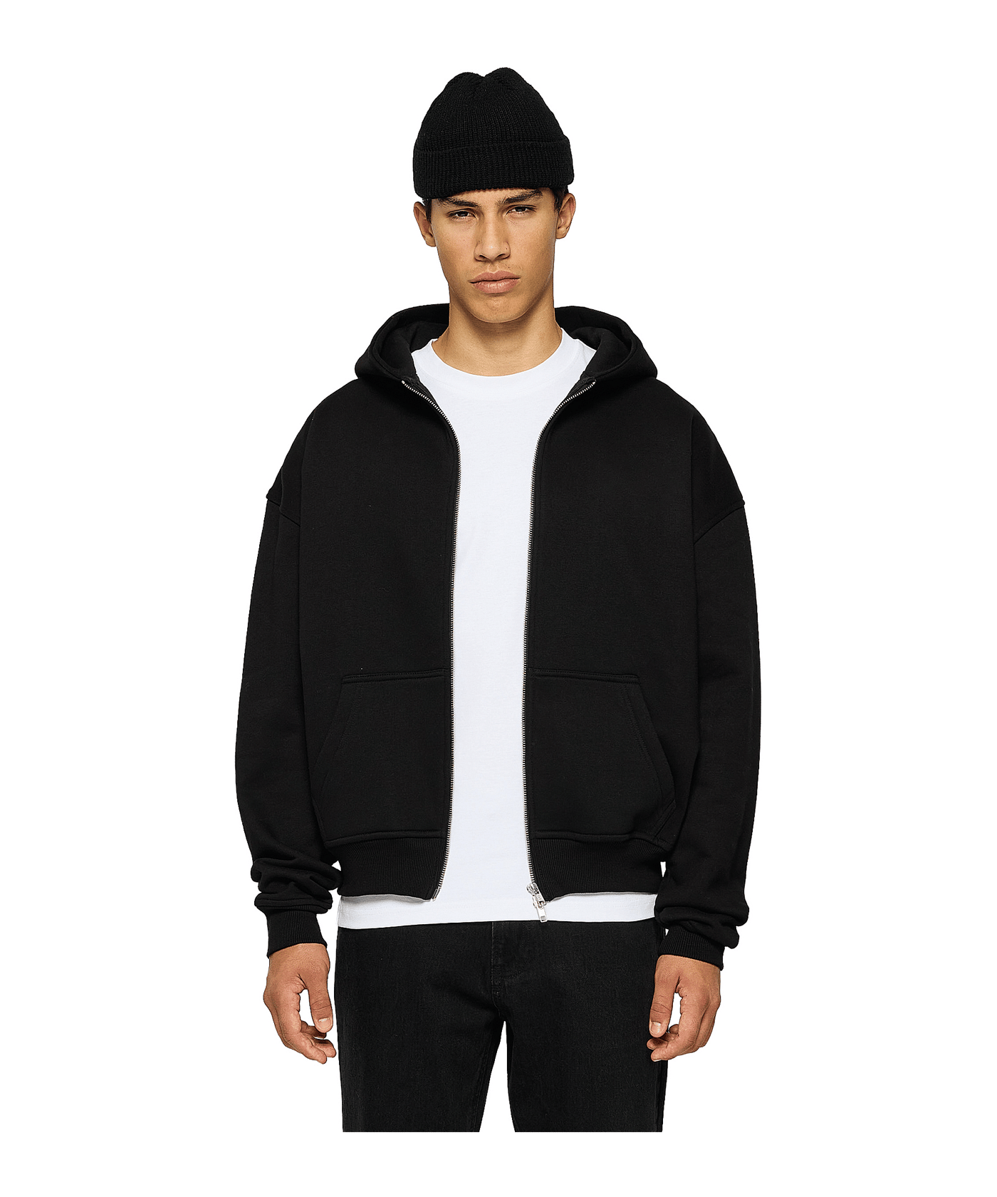Burocs Basic Kapuzenjacke Schwarz - schwarz