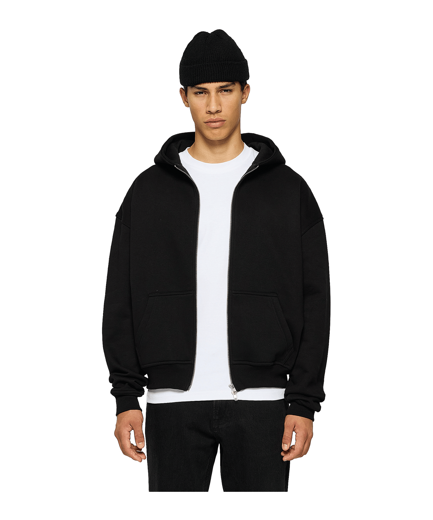 Burocs Basic Kapuzenjacke Schwarz - schwarz