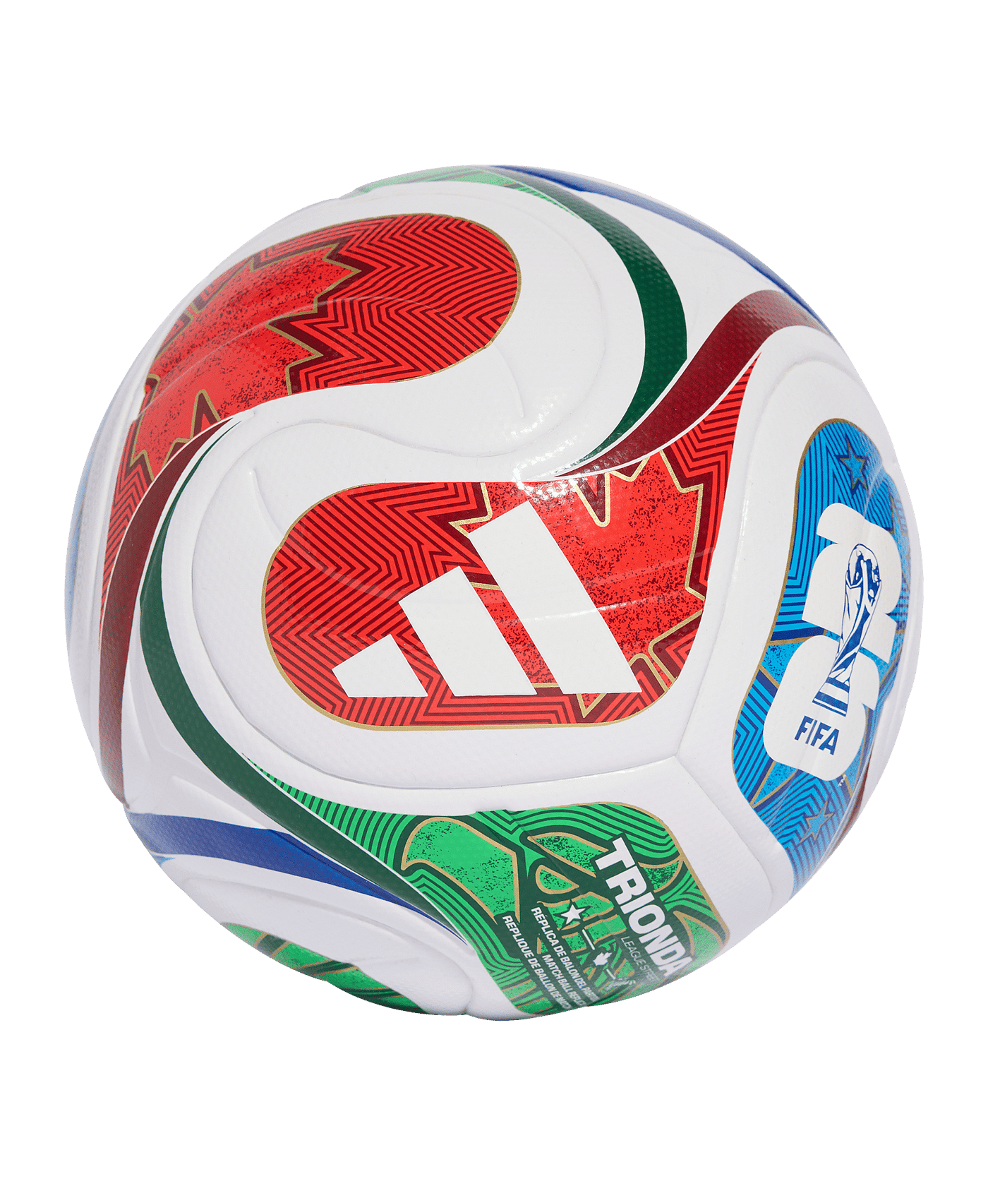 adidas World Cup 26 Trionda League 350g Light Ball Kids Weiß - weiss