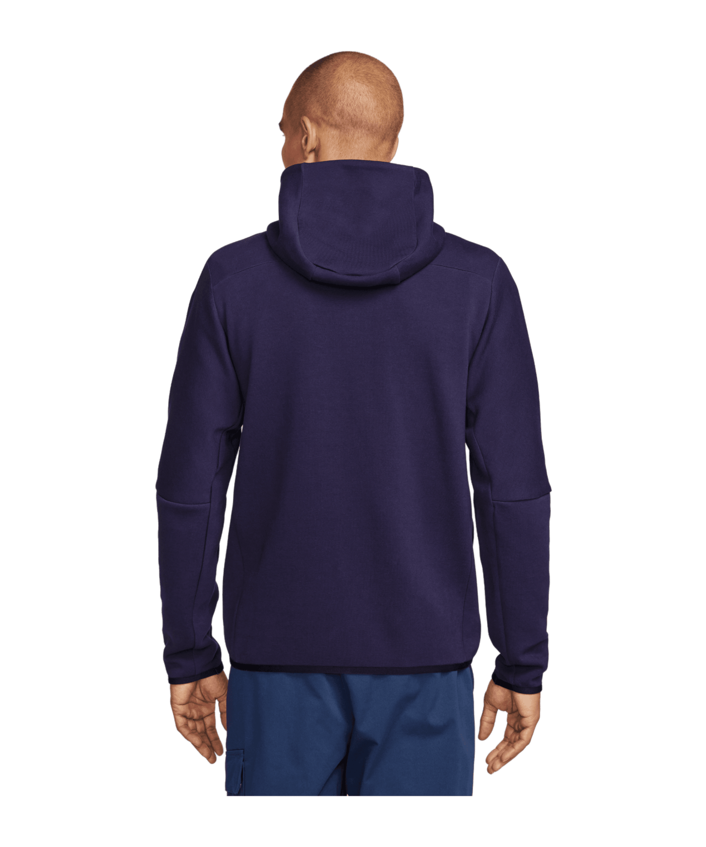 Nike Frankreich Tech Fleece Kapuzenjacke EM 2024 Blau F498 - blau