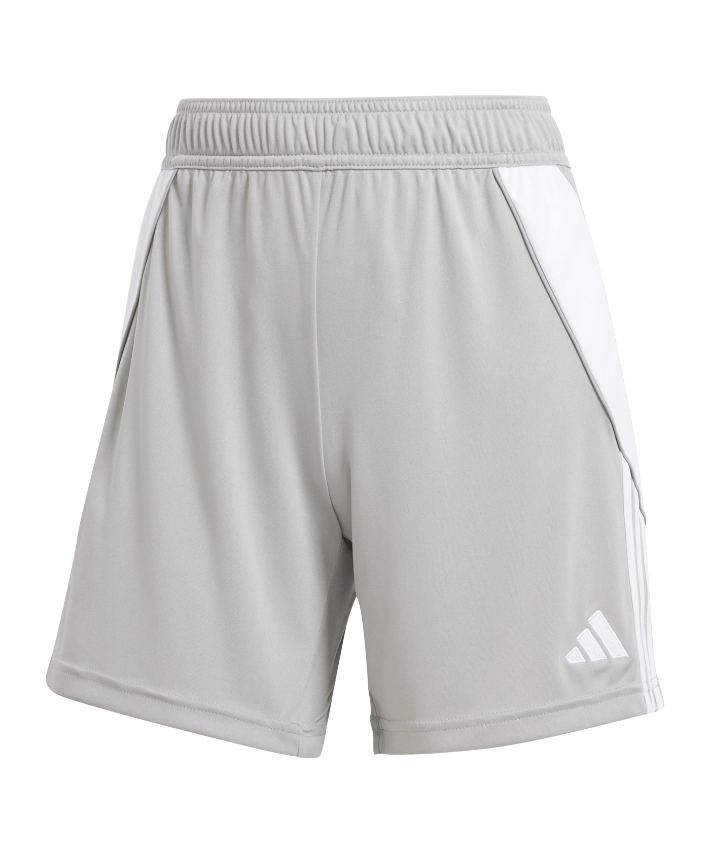 adidas Tiro 24 Short Damen Grau Weiss - grau