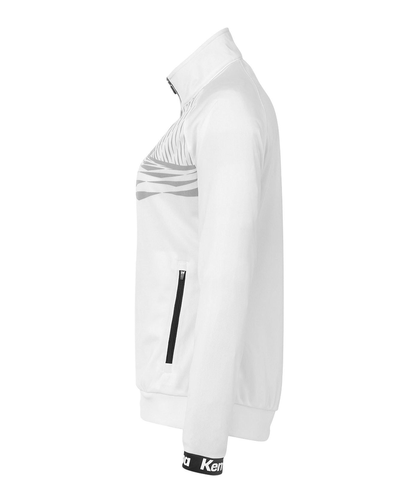 Kempa Wave 26 Poly Jacke Damen Weiß F02 - weiss