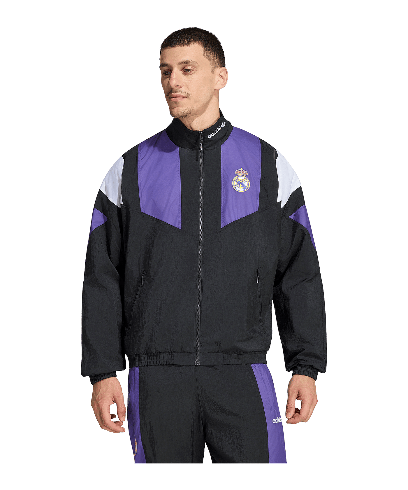adidas Real Madrid EQT Jacke Schwarz - schwarz