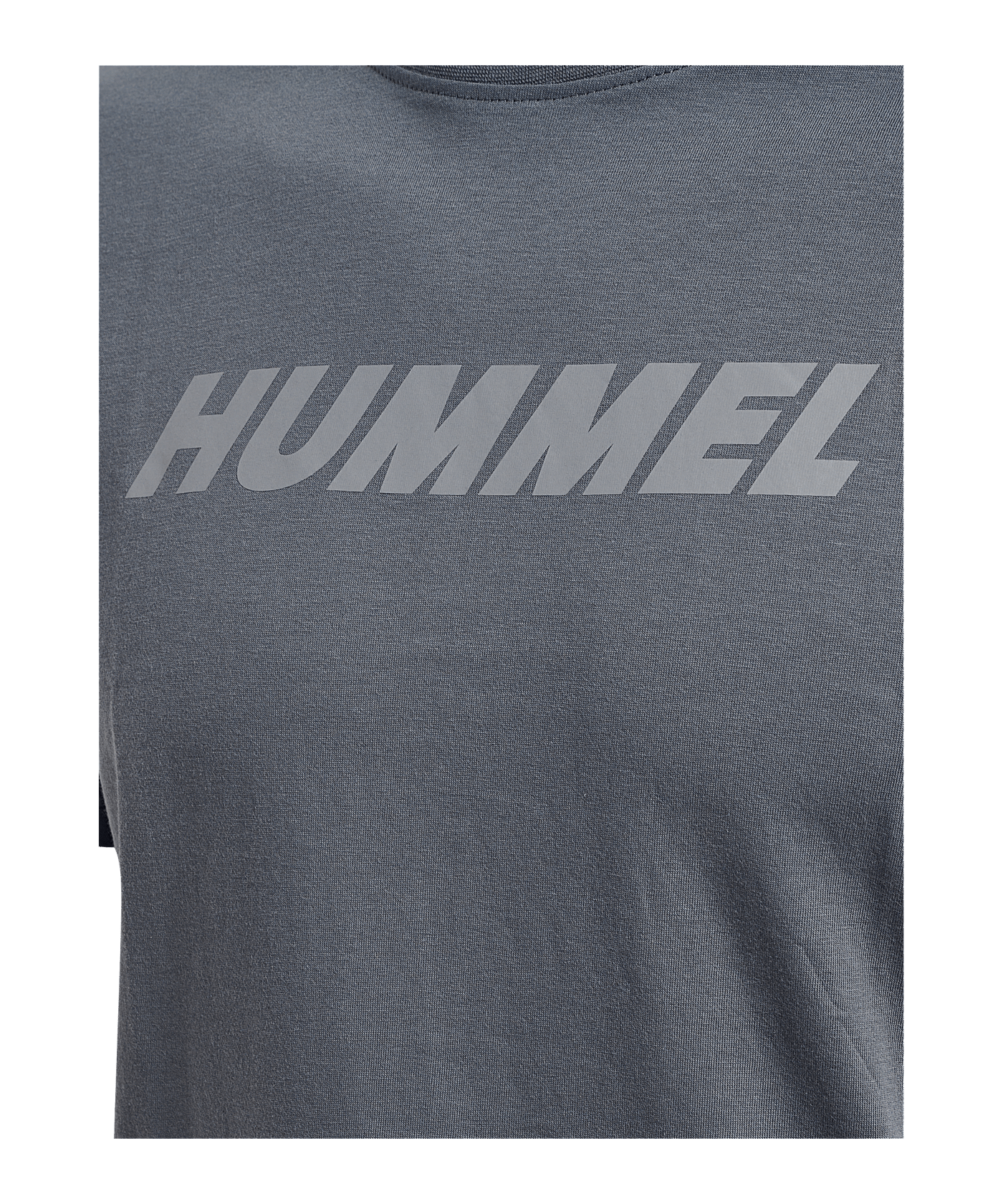 Hummel Elemental Logo Cotton T-Shirt Grau F2864 - grau