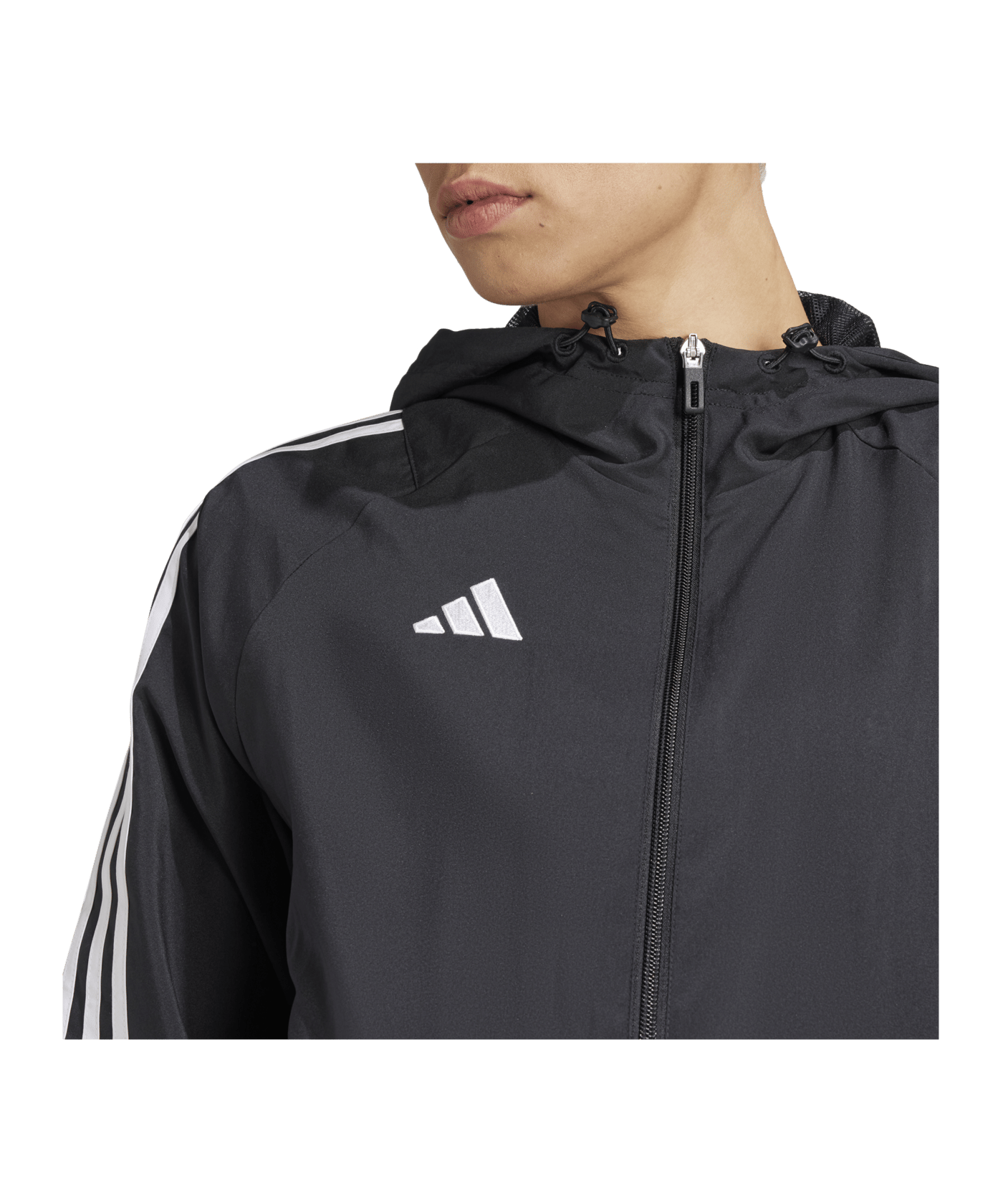 adidas Tiro 24 Windbreaker Damen Schwarz - schwarz