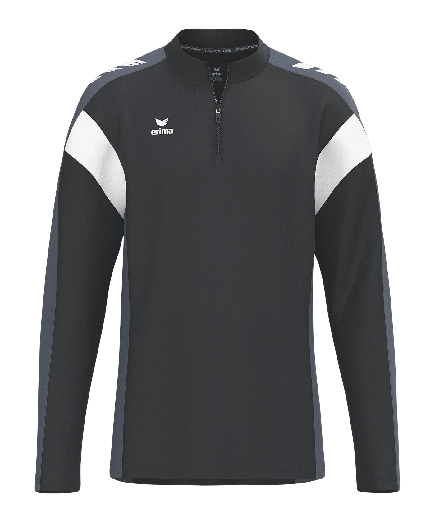 Erima Sweatshirt Kids Schwarz Fschwarzslategrey - schwarz