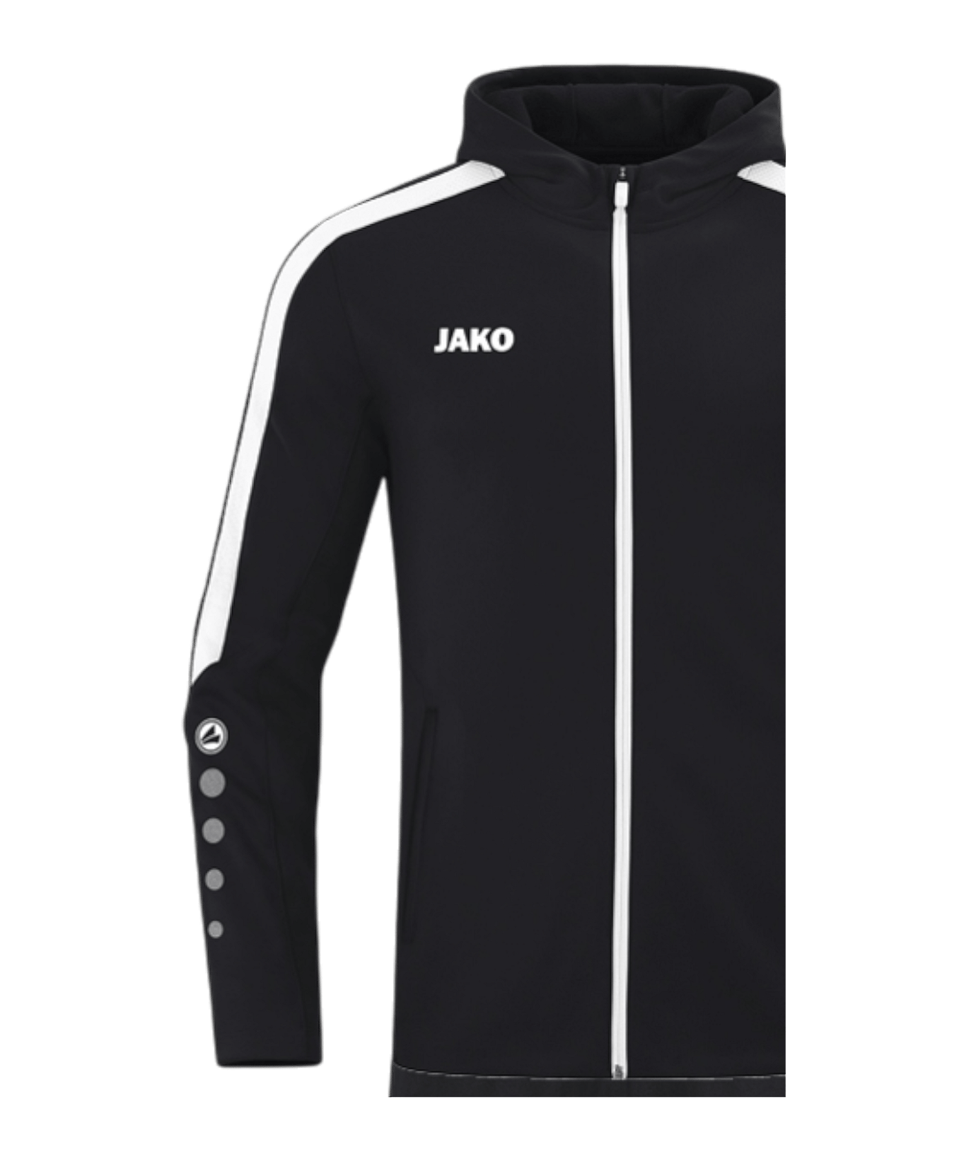 JAKO Power Präsentationsanzug Kids Weiß F800 - schwarz
