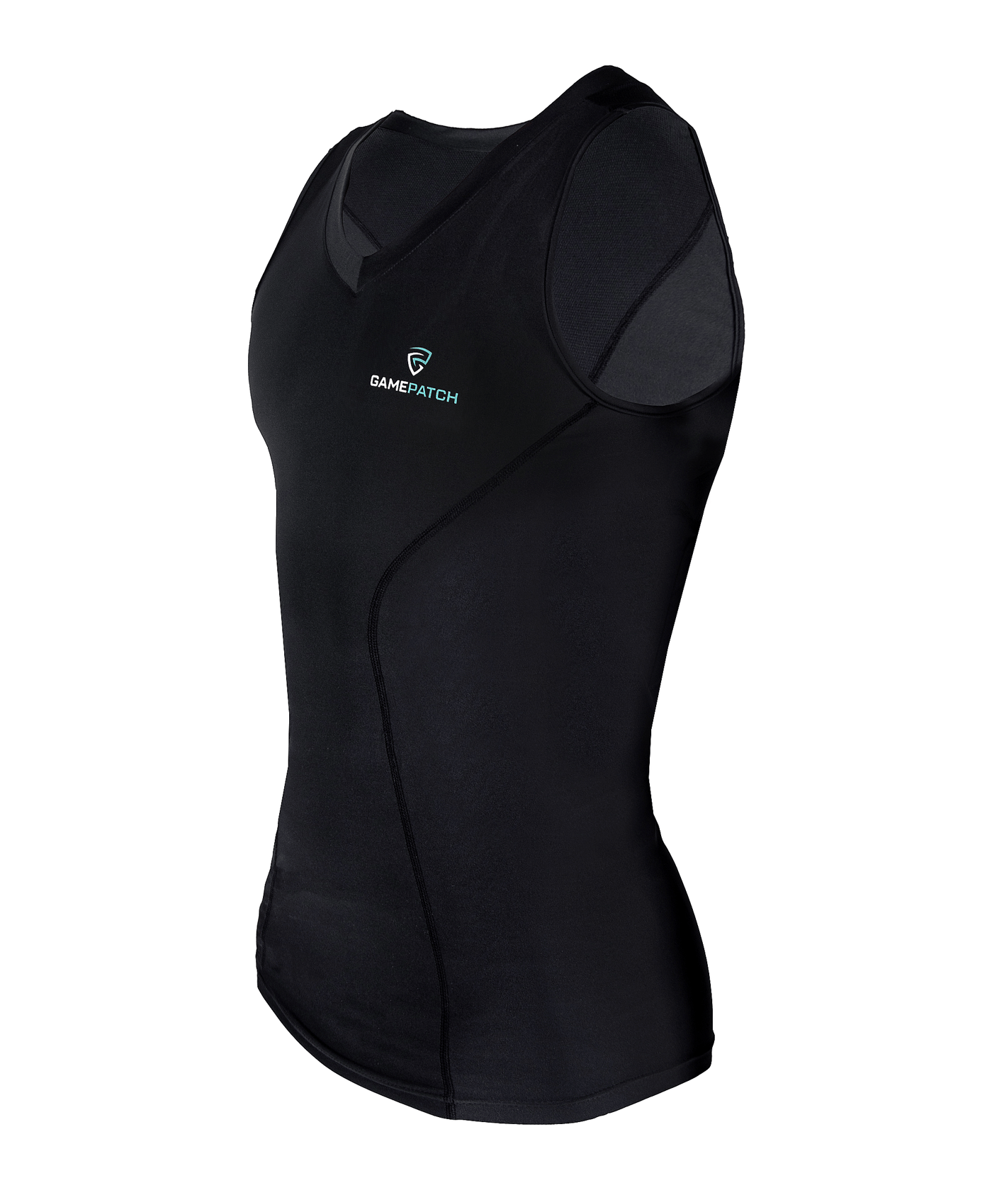 Gamepatch Compressishirt Hemd Schwarz - schwarz