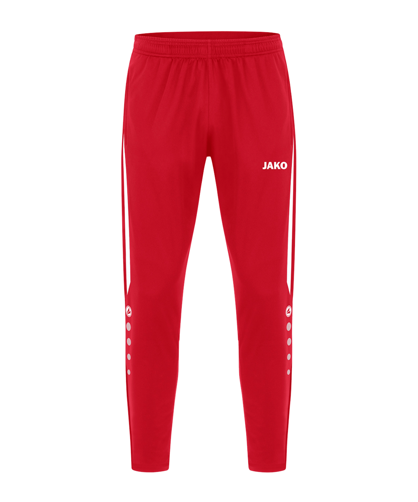JAKO Power Polyesterhose Kids Rot Weiss F105 - rot