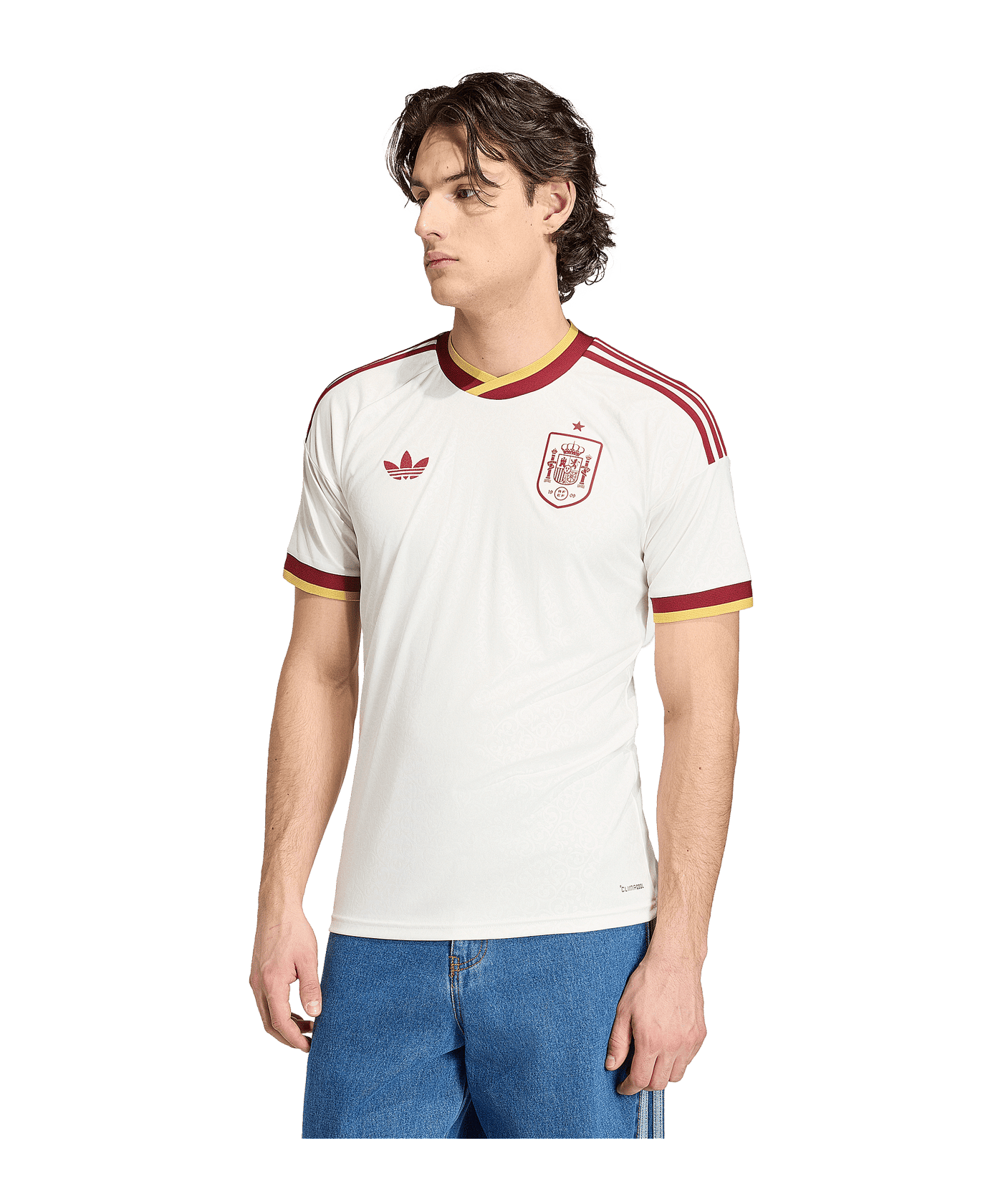 adidas FEF Spanien Trikot Away WM 2026 Weiß - weiss