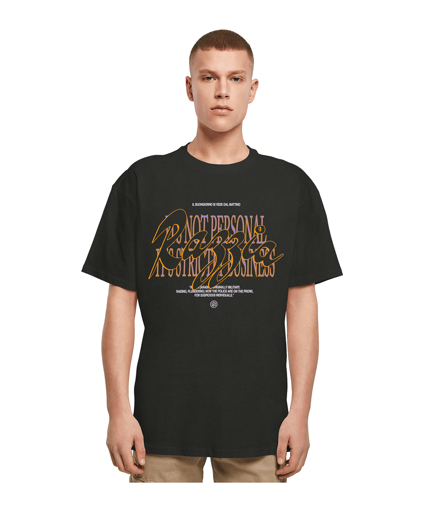 Mister Tee Razzia Oversized T-Shirt Schwarz - schwarz