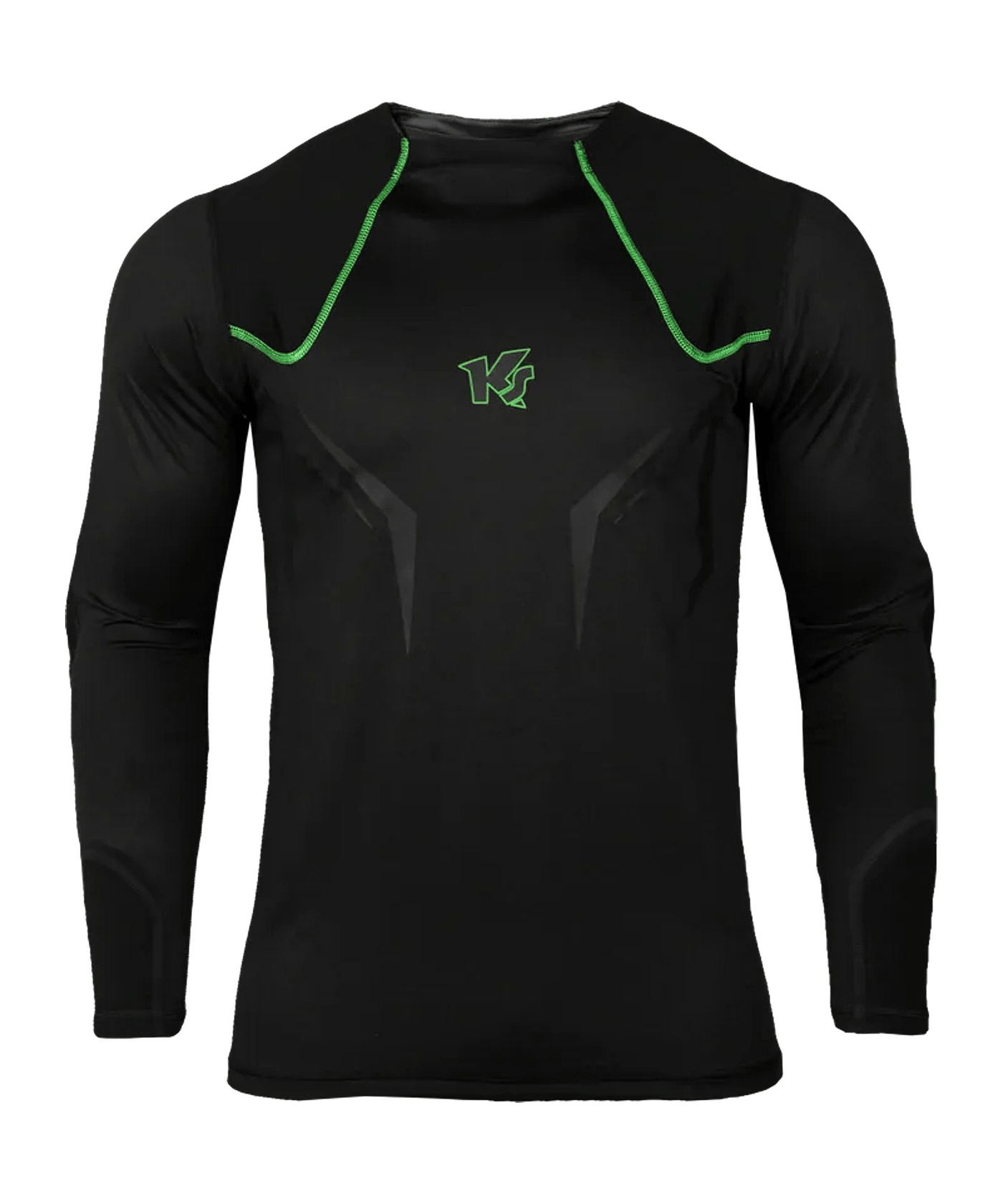 KEEPERsport BasicPadded Longsleeve Underwear Shirt Schwarz - schwarz