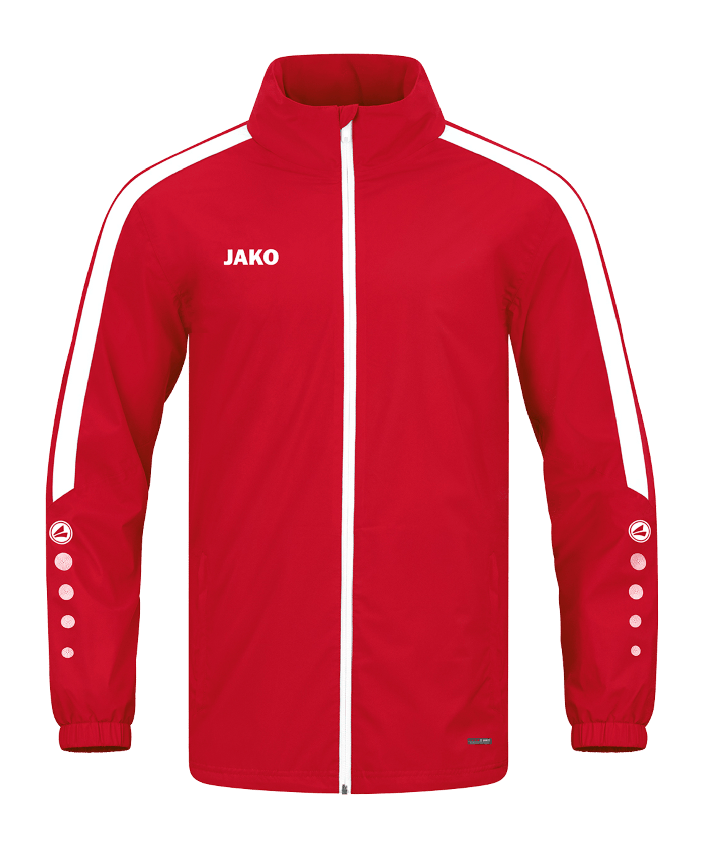 JAKO Power Allwetterjacke Rot Weiss F100 - rot