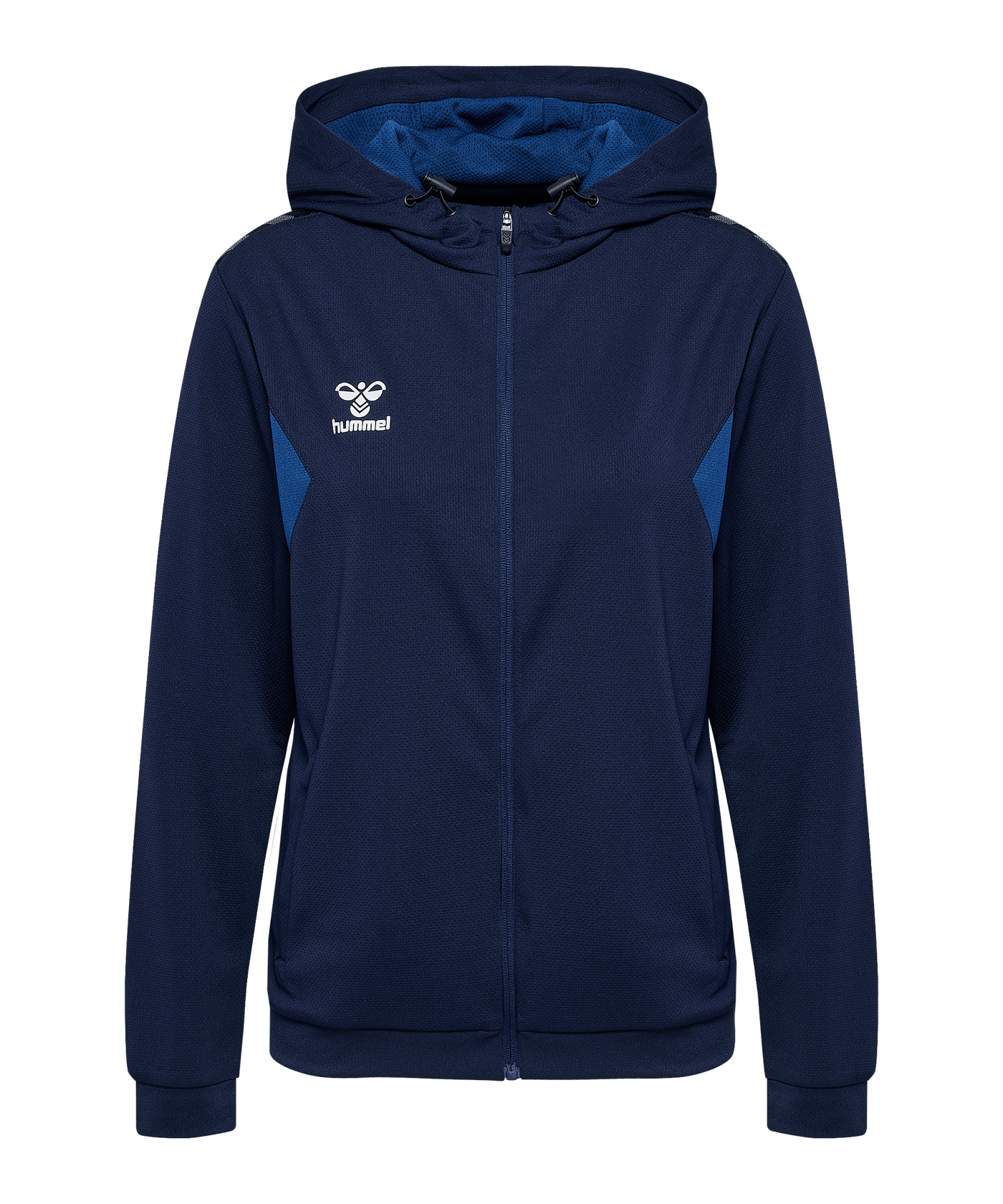 Hummel AUTHENTIC PL Kapuzenjacke Damen Blau F7026 - blau