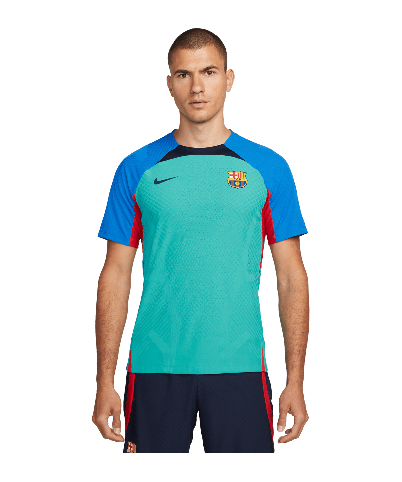 Nike FC Barcelona ADV Trainingsshirt Bleu F360 | Boutique de supporters