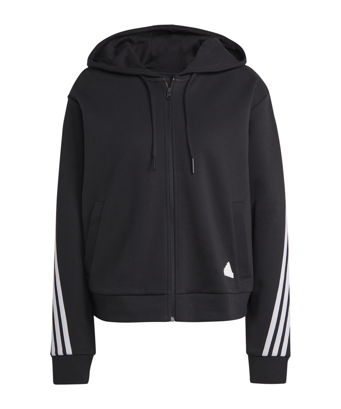adidas Future Icons 3-Stripes Full-Zip Hoodie Black - schwarz