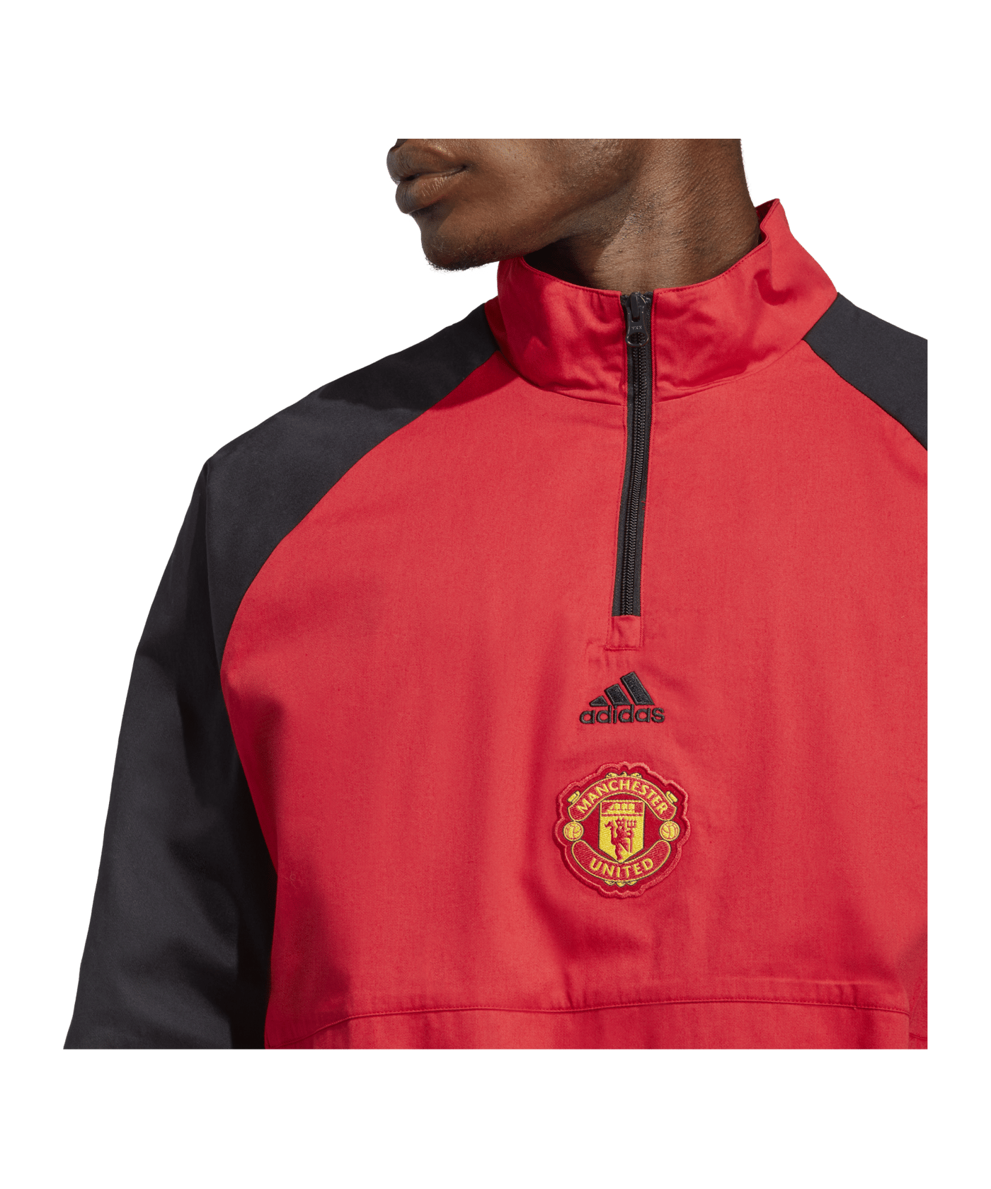 adidas Manchester United Icon Tracktop Jacke Rot - rot