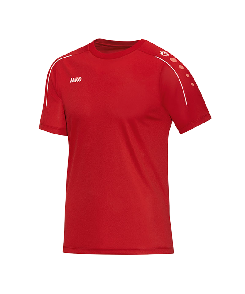 JAKO Classico T-Shirt Rot Weiss F01 - rot