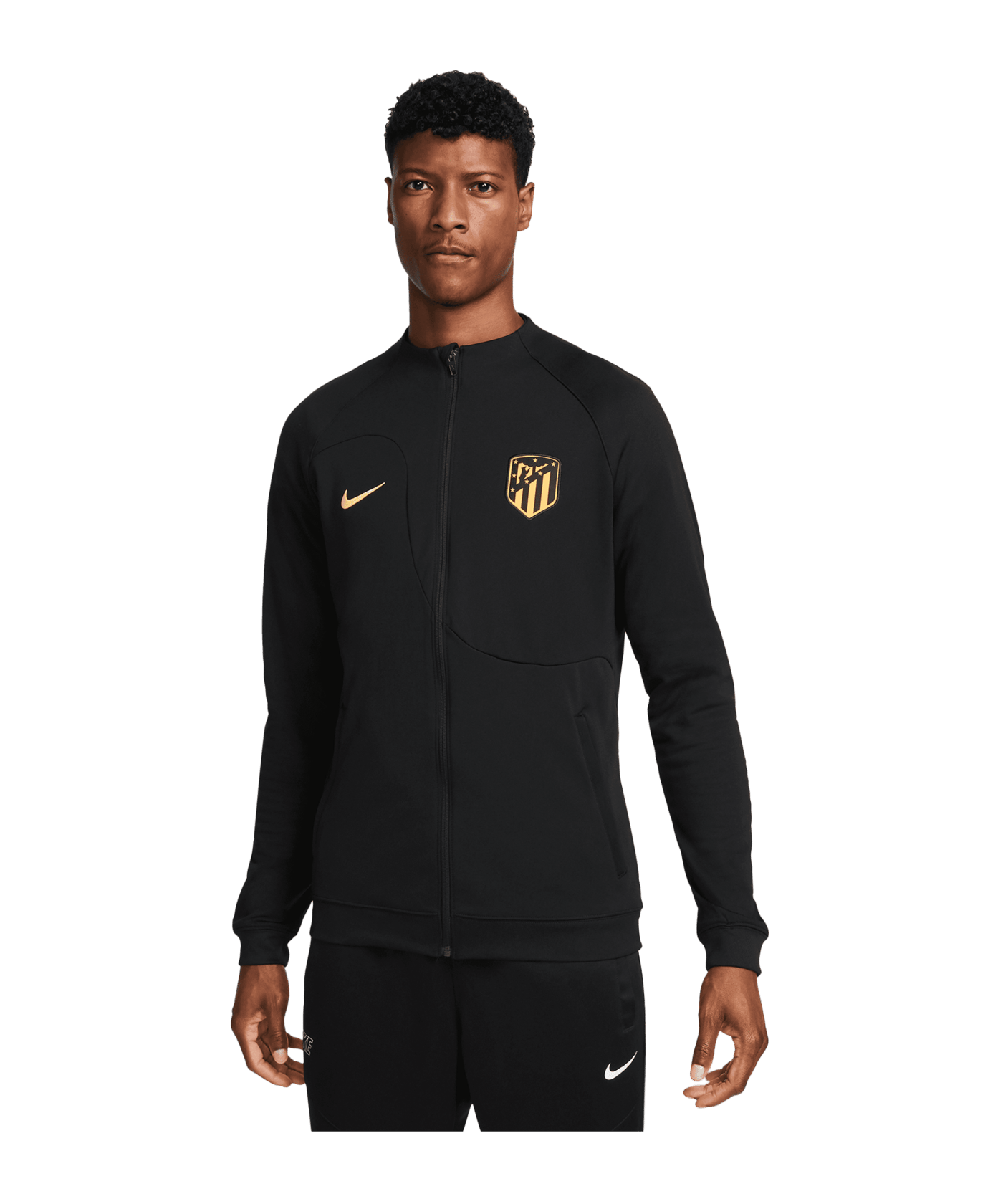 Nike Atletico Madrid Academy Trainingsjacke Schwarz F010 - schwarz